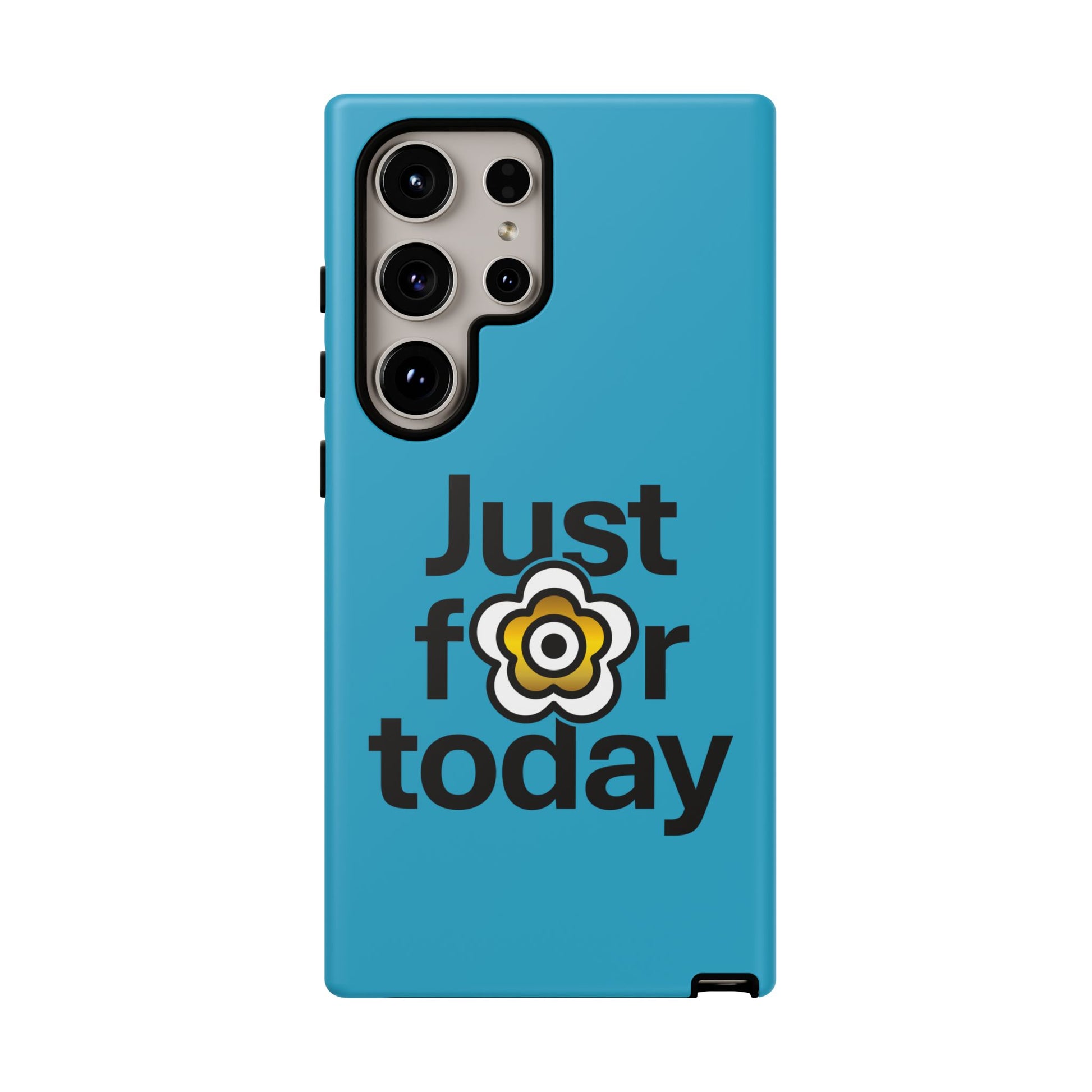 P🌺🌺P2Poppies Just for Today Samsung Phone Case – Inspirational Recovery Protection