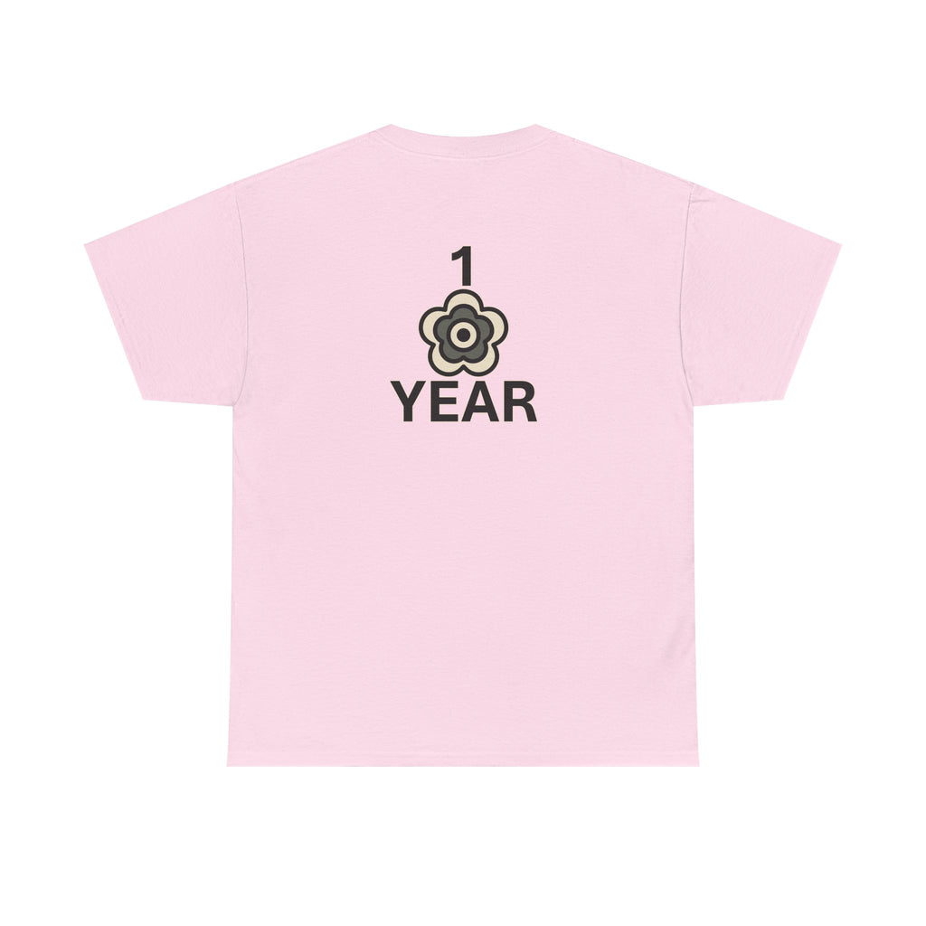 P🌺🌺P2Poppies 1 Year Sober – Motivational Recovery T-Shirt