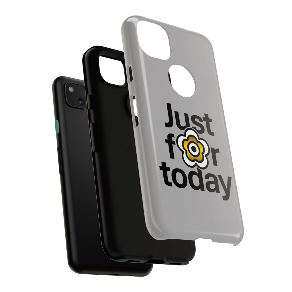 P🌺🌺P2Poppies Just for Today Google Phone Case – Inspirational Recovery Protection