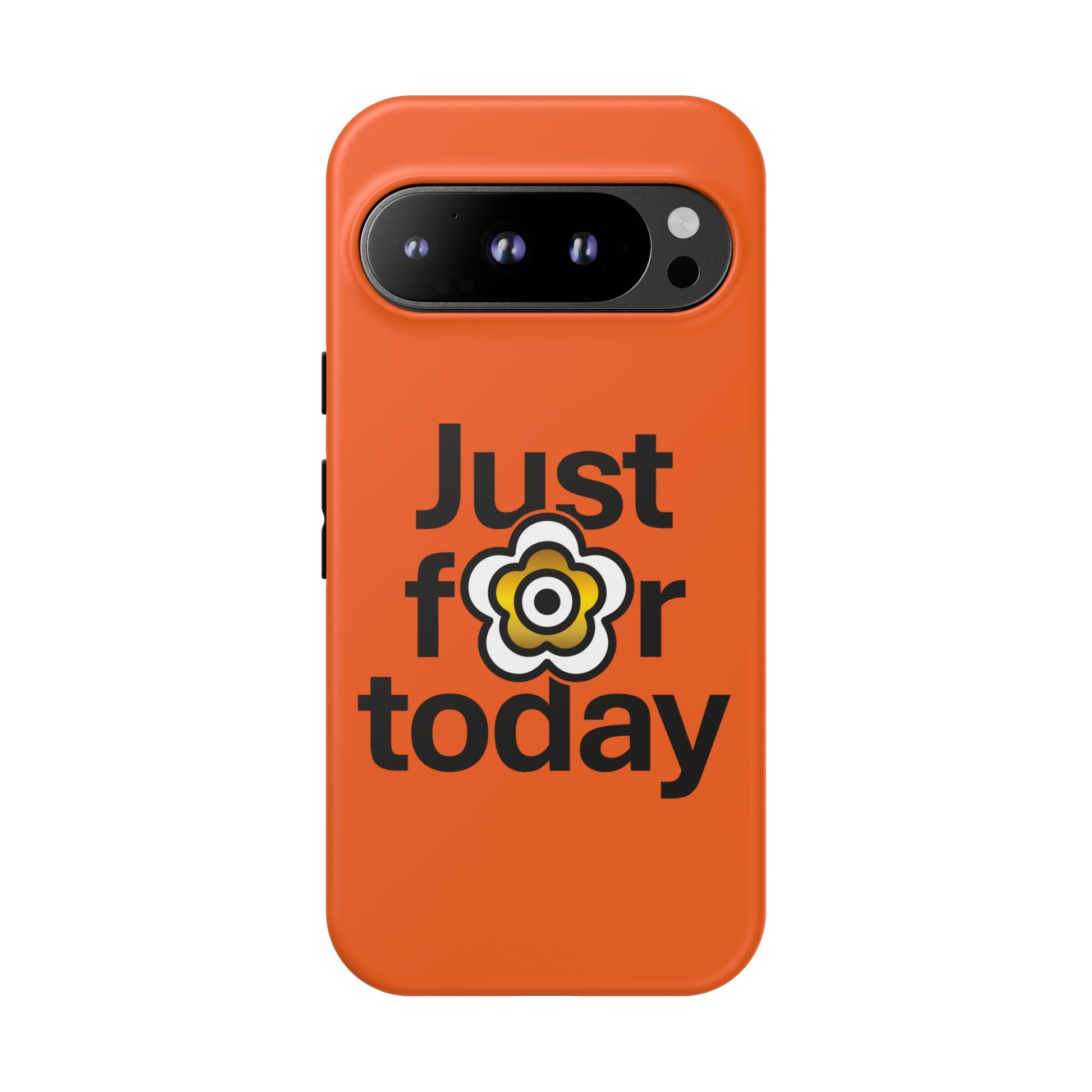 P🌺🌺P2Poppies Just for Today Google Phone Case – Inspirational Recovery Protection