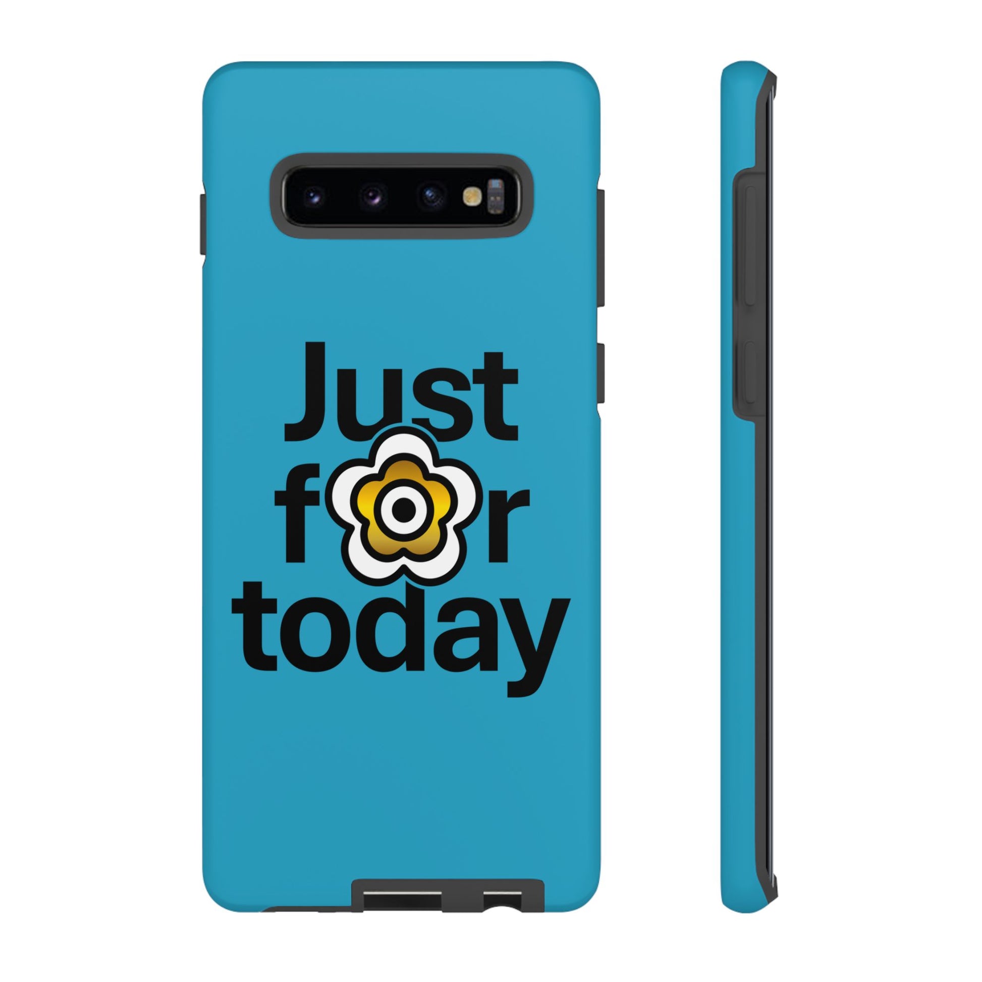 P🌺🌺P2Poppies Just for Today Samsung Phone Case – Inspirational Recovery Protection