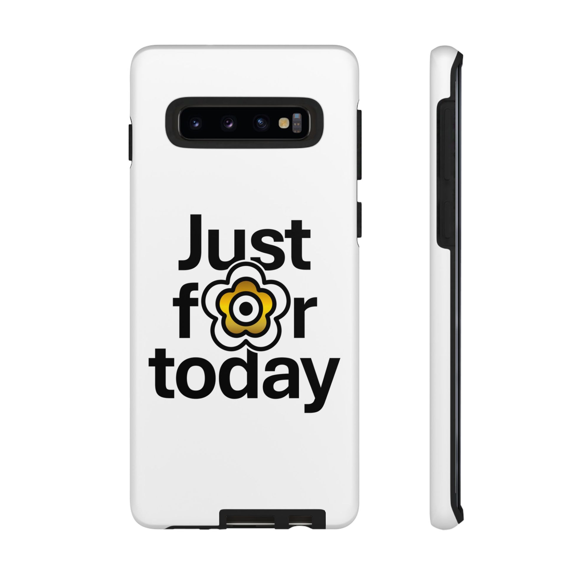 P🌺🌺P2Poppies Just for Today Samsung Phone Case – Inspirational Recovery Protection