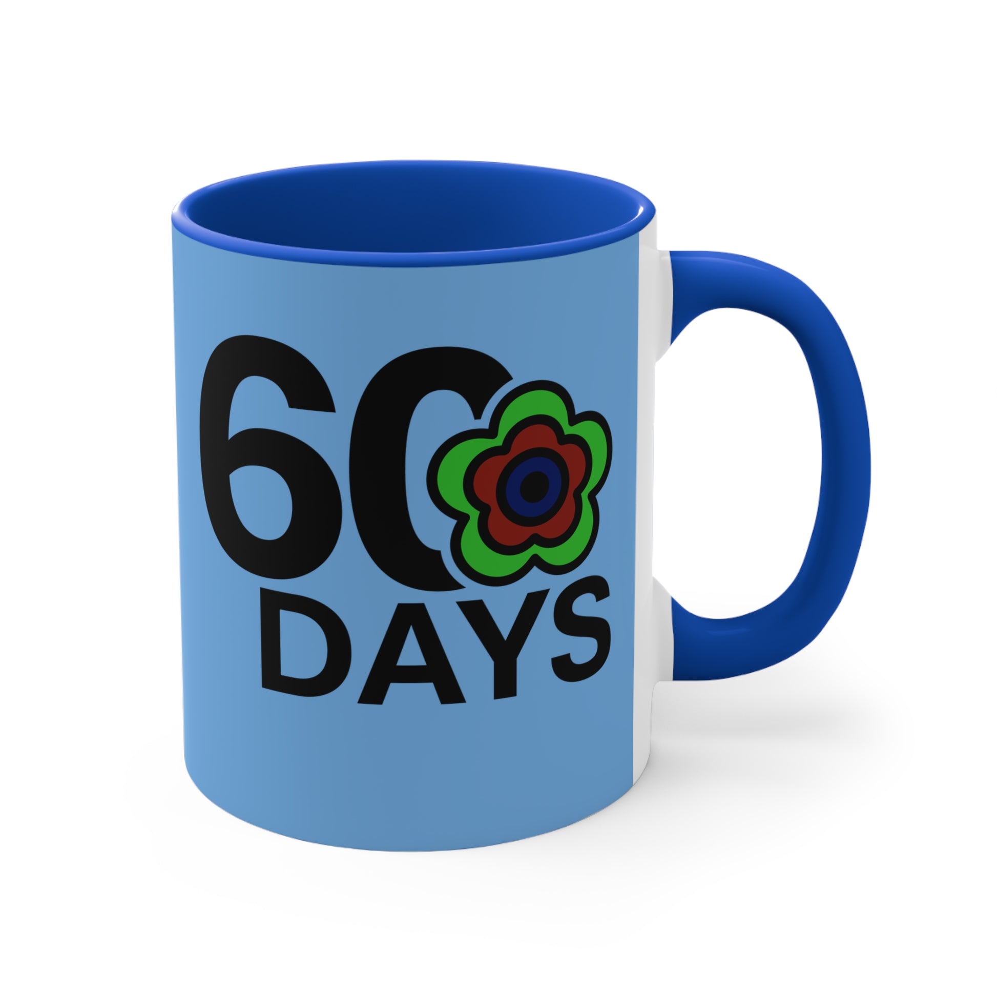 P🌺🌺P2Poppies 60 Days – Motivational Recovery Mug