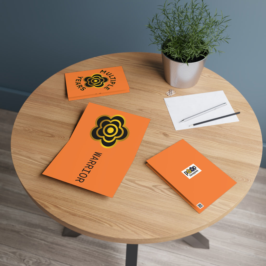 P🌺🌺P2Poppies Multiple Years Milestone Greeting Card