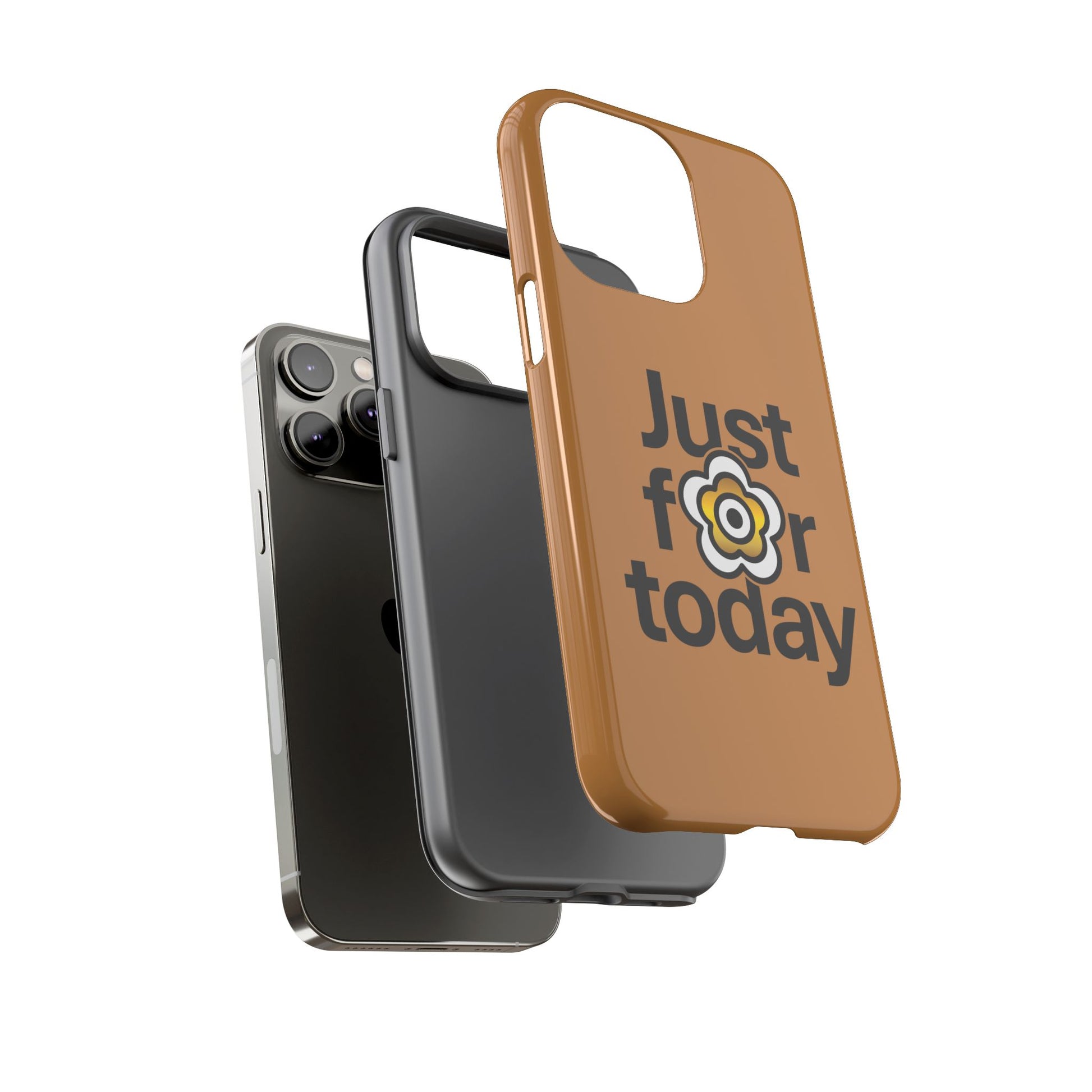 P🌺🌺P2Poppies Just for Today i-Phone Case – Inspirational Recovery Protection