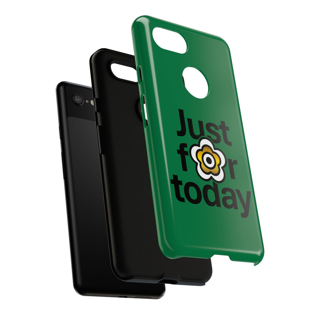 P🌺🌺P2Poppies Just for Today Google Phone Case – Inspirational Recovery Protection