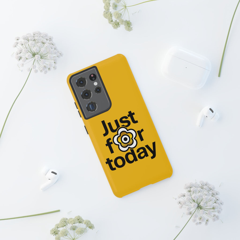 P🌺🌺P2Poppies Just for Today Samsung Phone Case – Inspirational Recovery Protection