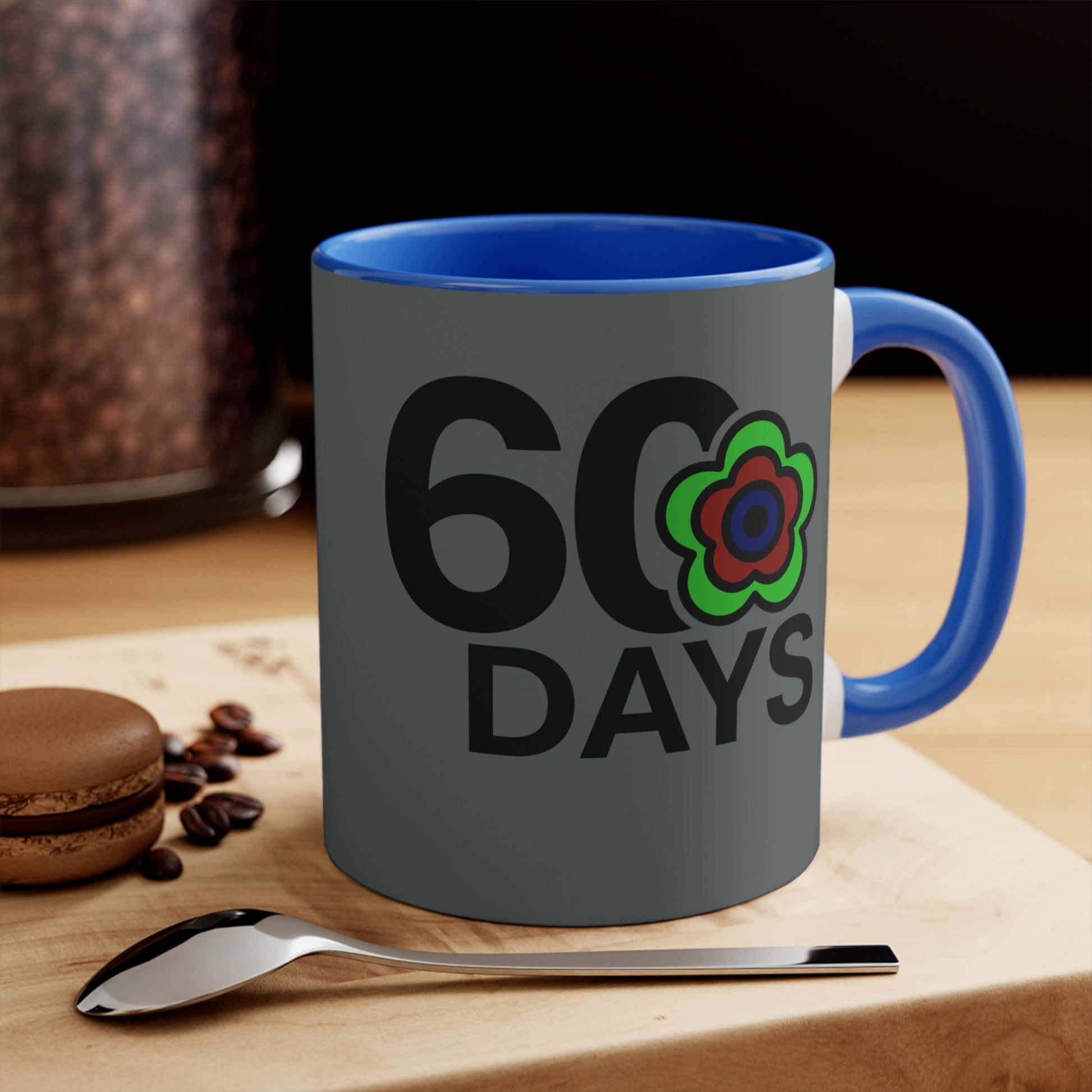 P🌺🌺P2Poppies 60 Days – Motivational Recovery Mug