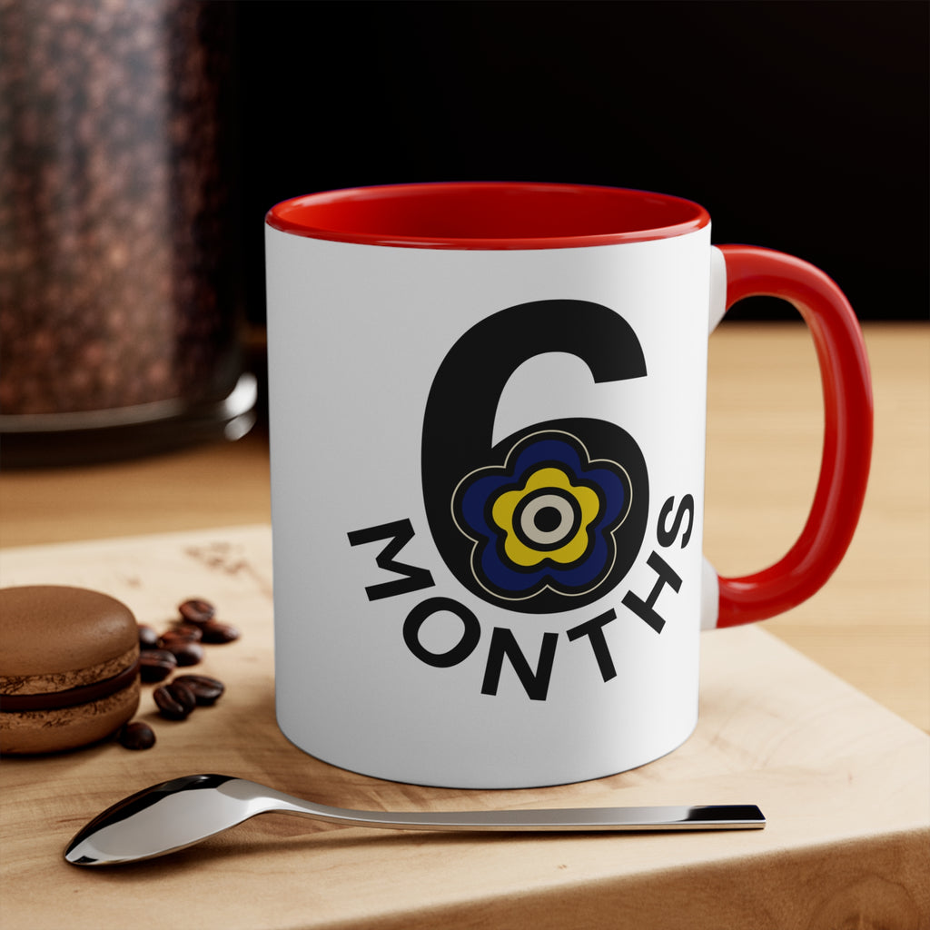 P🌺🌺P2Poppies 6 Months – Motivational Recovery Mug