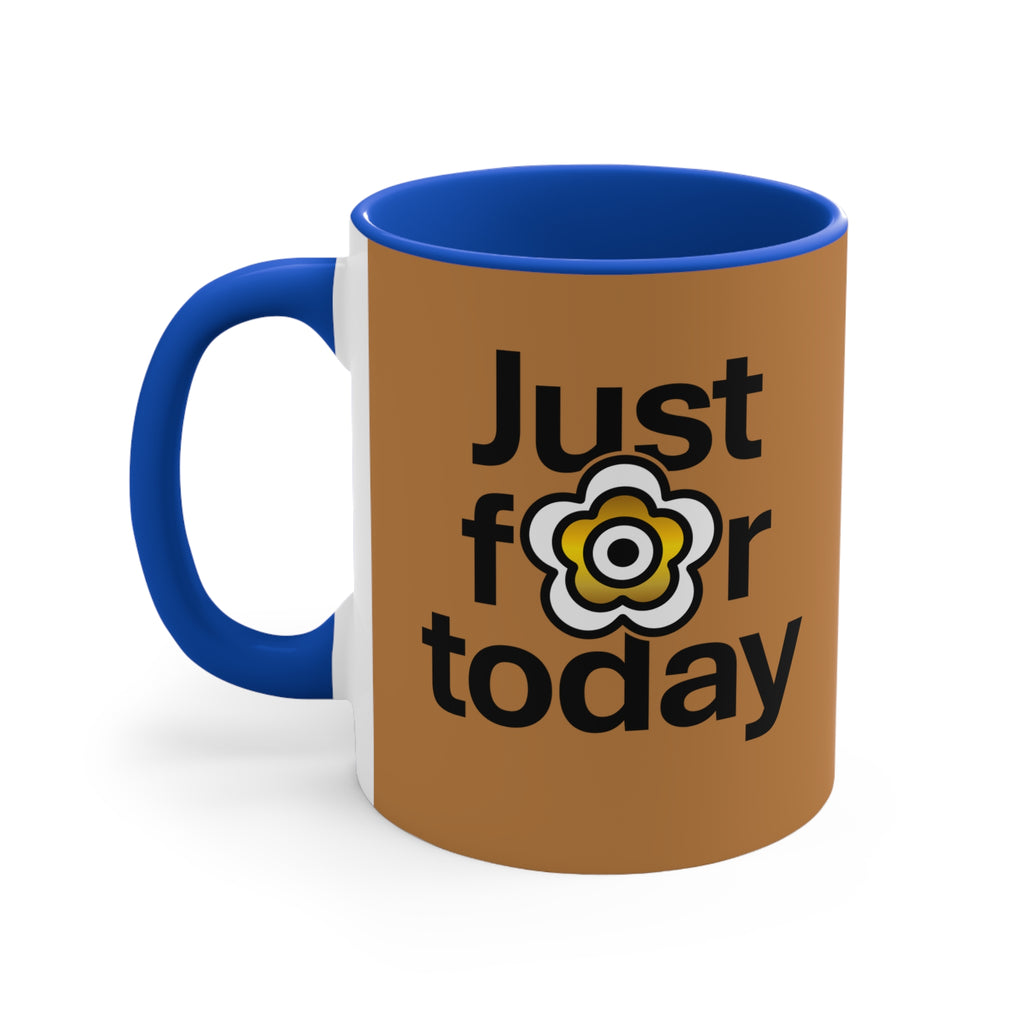 P🌺🌺P2Poppies Just for Today – Motivational Recovery Mug