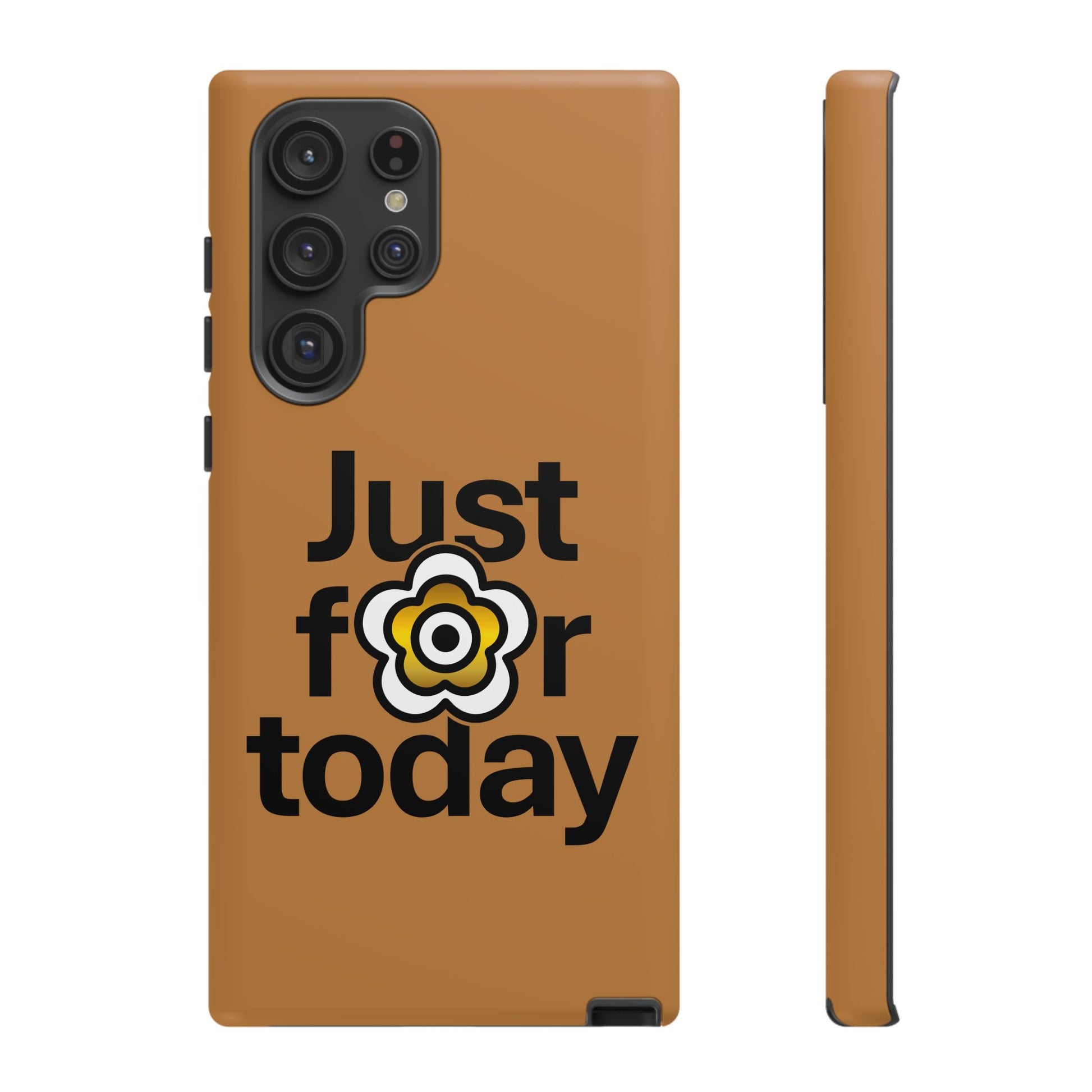 P🌺🌺P2Poppies Just for Today Samsung Phone Case – Inspirational Recovery Protection