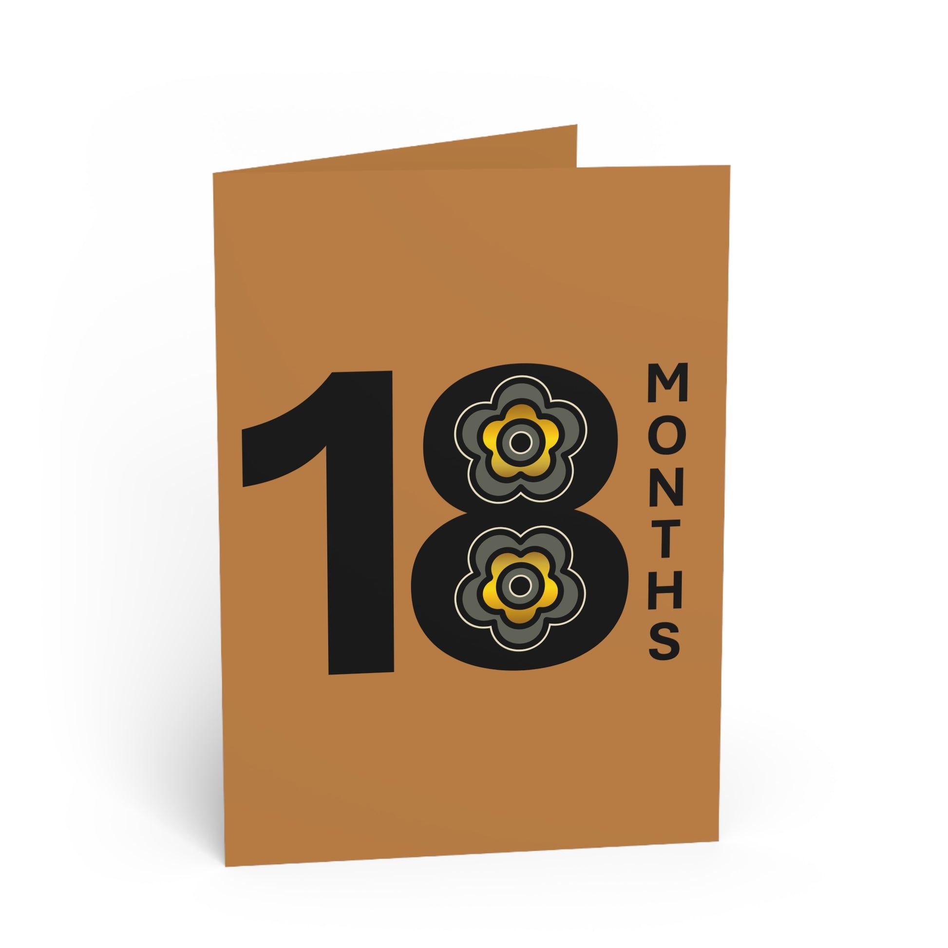 P🌺🌺P2Poppies 18 Months Milestone Greeting Card