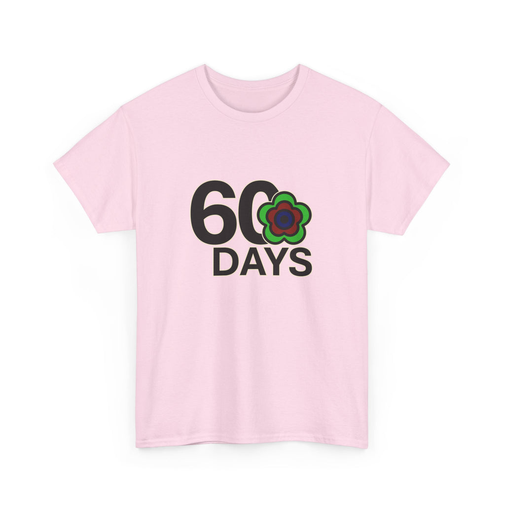 P🌺🌺P2Poppies 60 Days Sober – Motivational Recovery T-Shirt