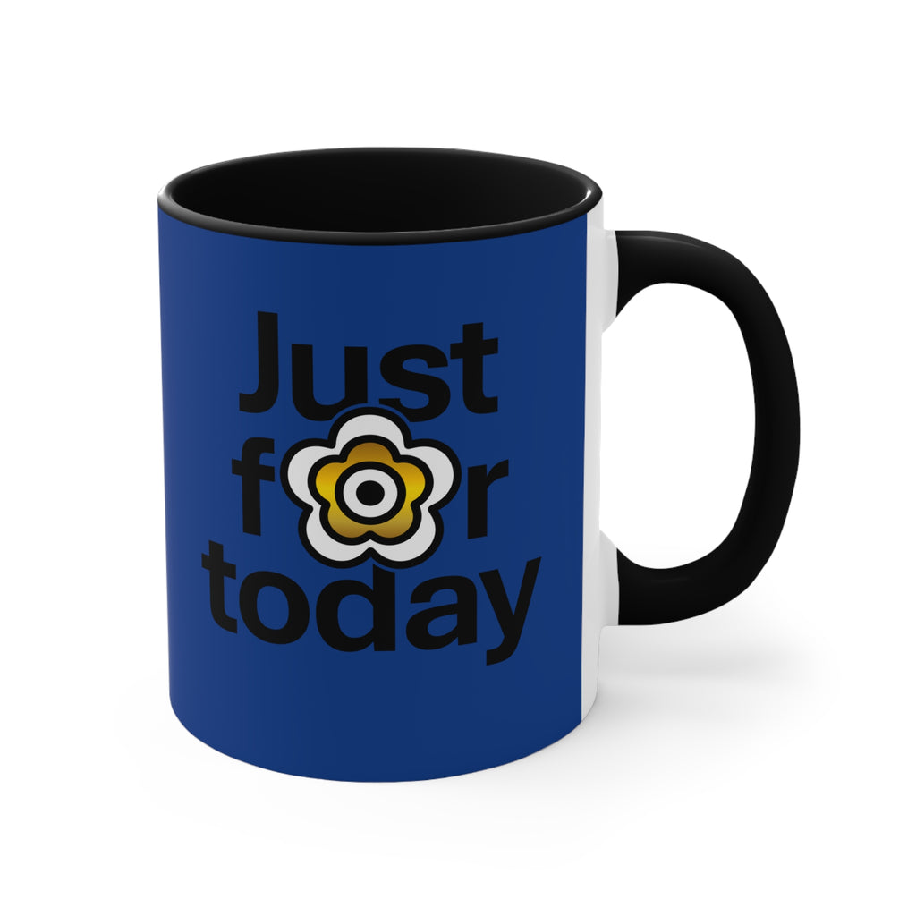 P🌺🌺P2Poppies Just for Today – Motivational Recovery Mug