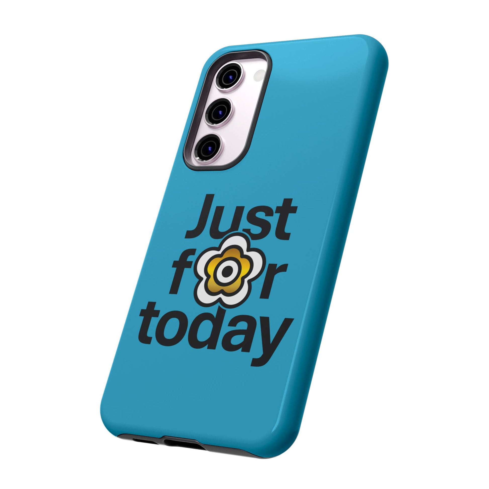 P🌺🌺P2Poppies Just for Today Samsung Phone Case – Inspirational Recovery Protection