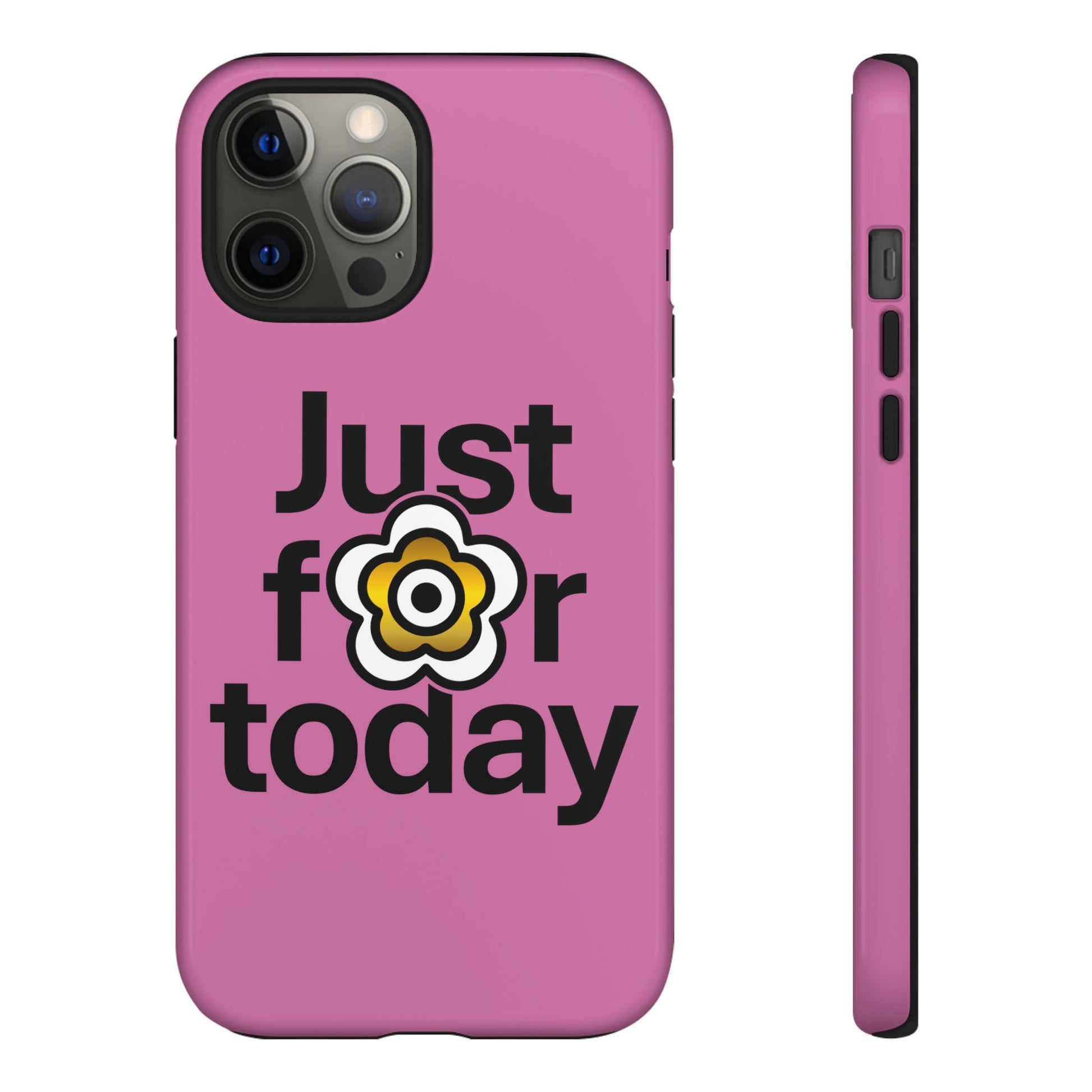 P🌺🌺P2Poppies Just for Today i-Phone Case – Inspirational Recovery Protection