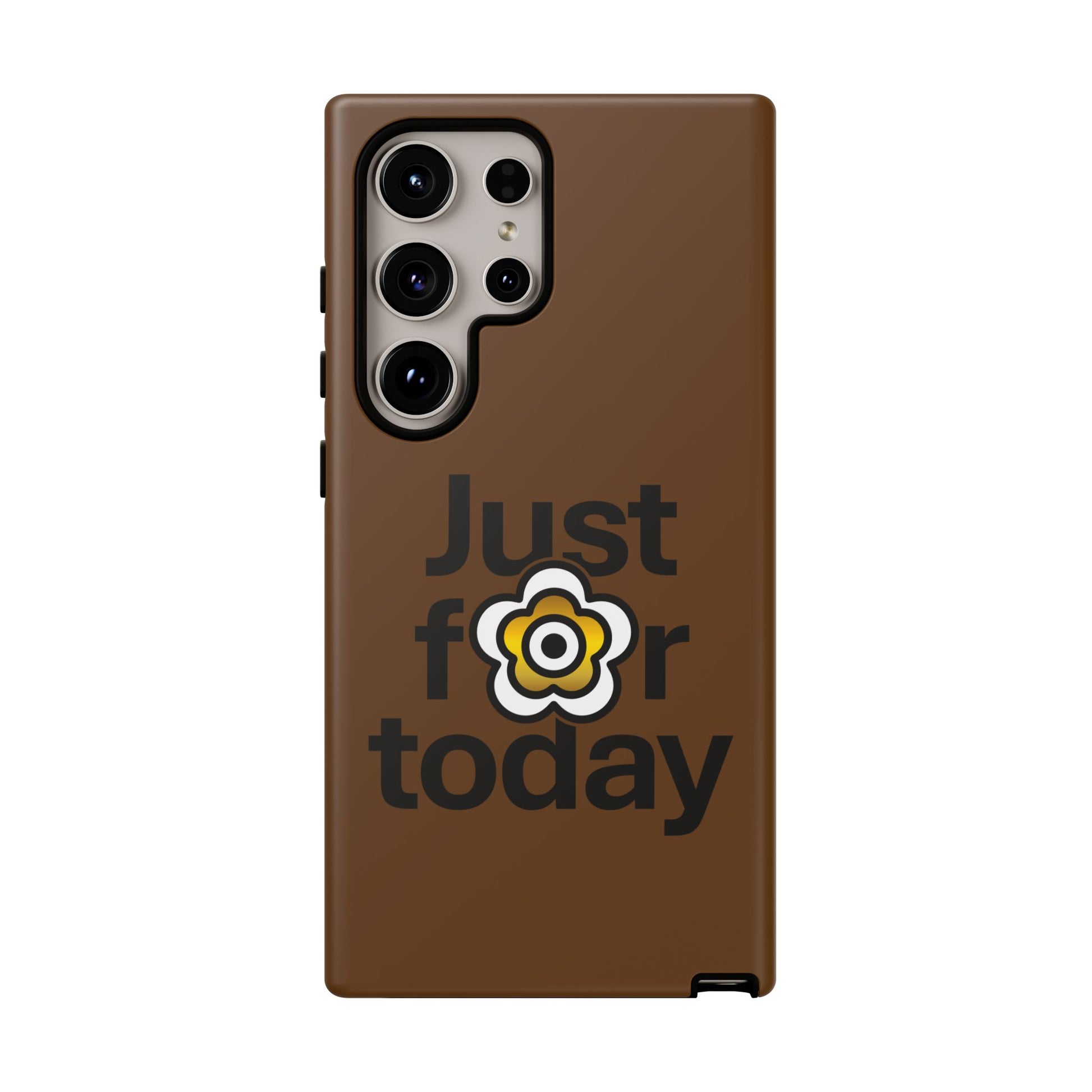 P🌺🌺P2Poppies Just for Today Samsung Phone Case – Inspirational Recovery Protection