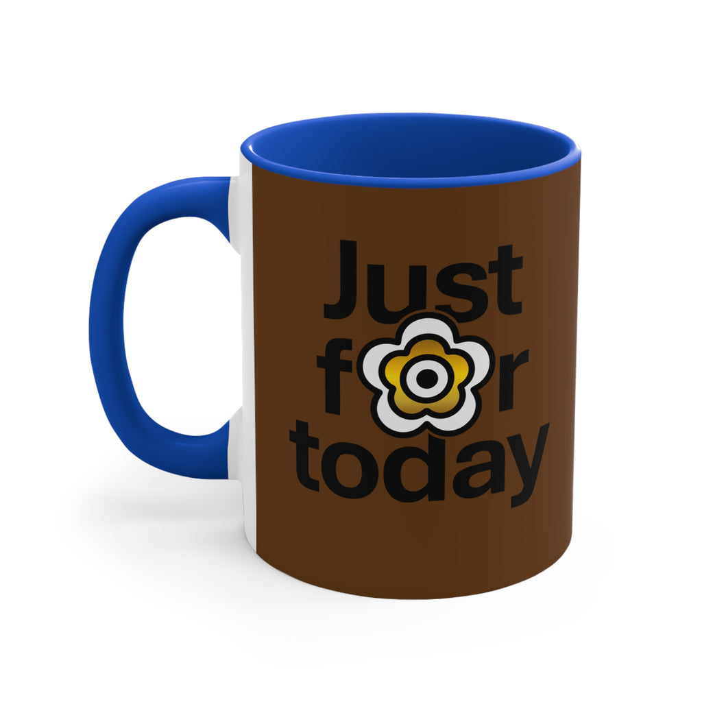 P🌺🌺P2Poppies Just for Today – Motivational Recovery Mug