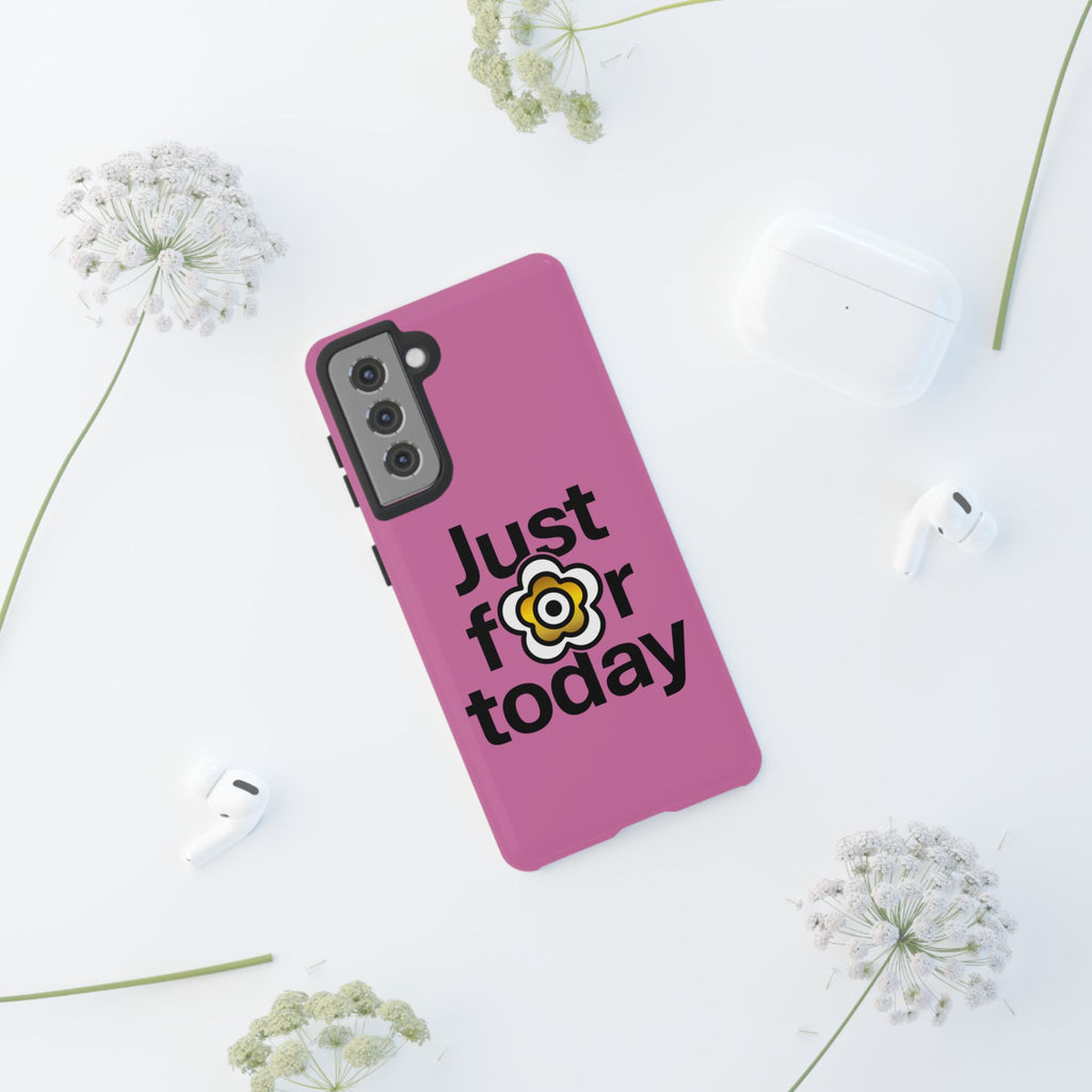 P🌺🌺P2Poppies Just for Today Samsung Phone Case – Inspirational Recovery Protection