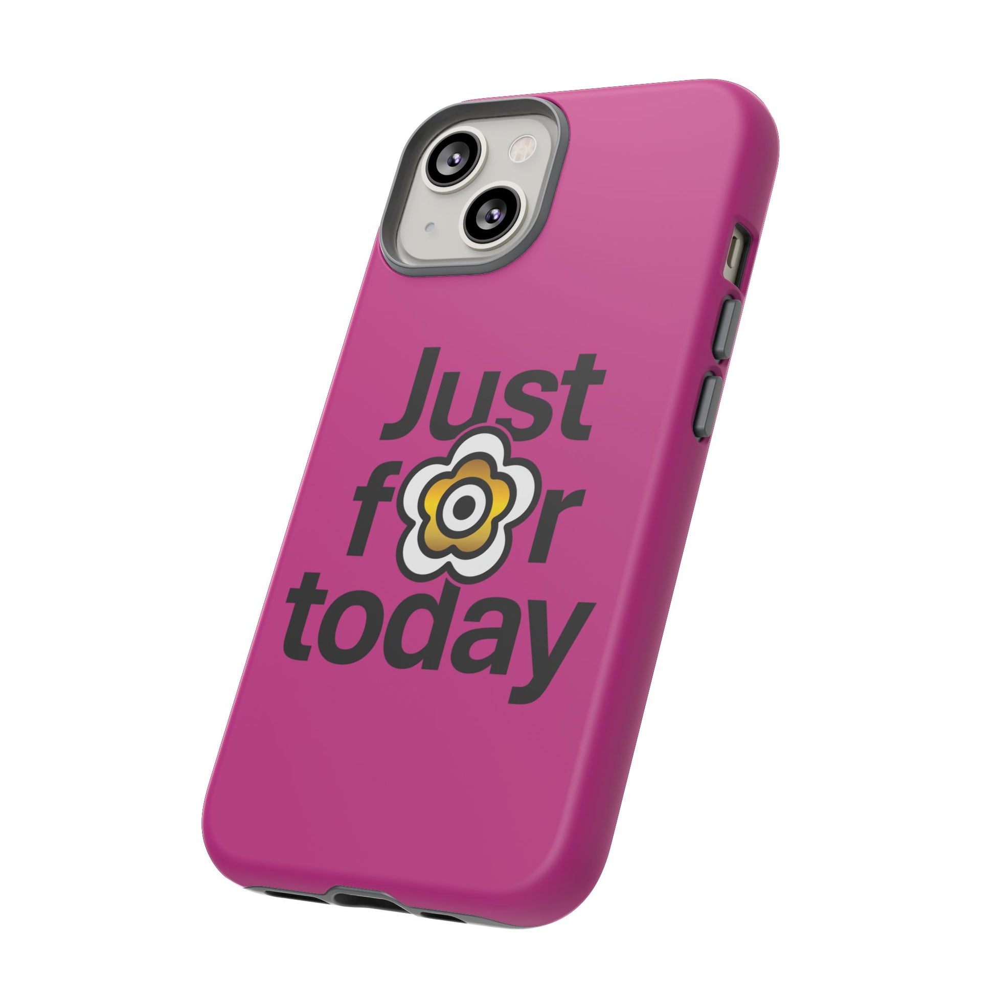 P🌺🌺P2Poppies Just for Today i-Phone Case – Inspirational Recovery Protection