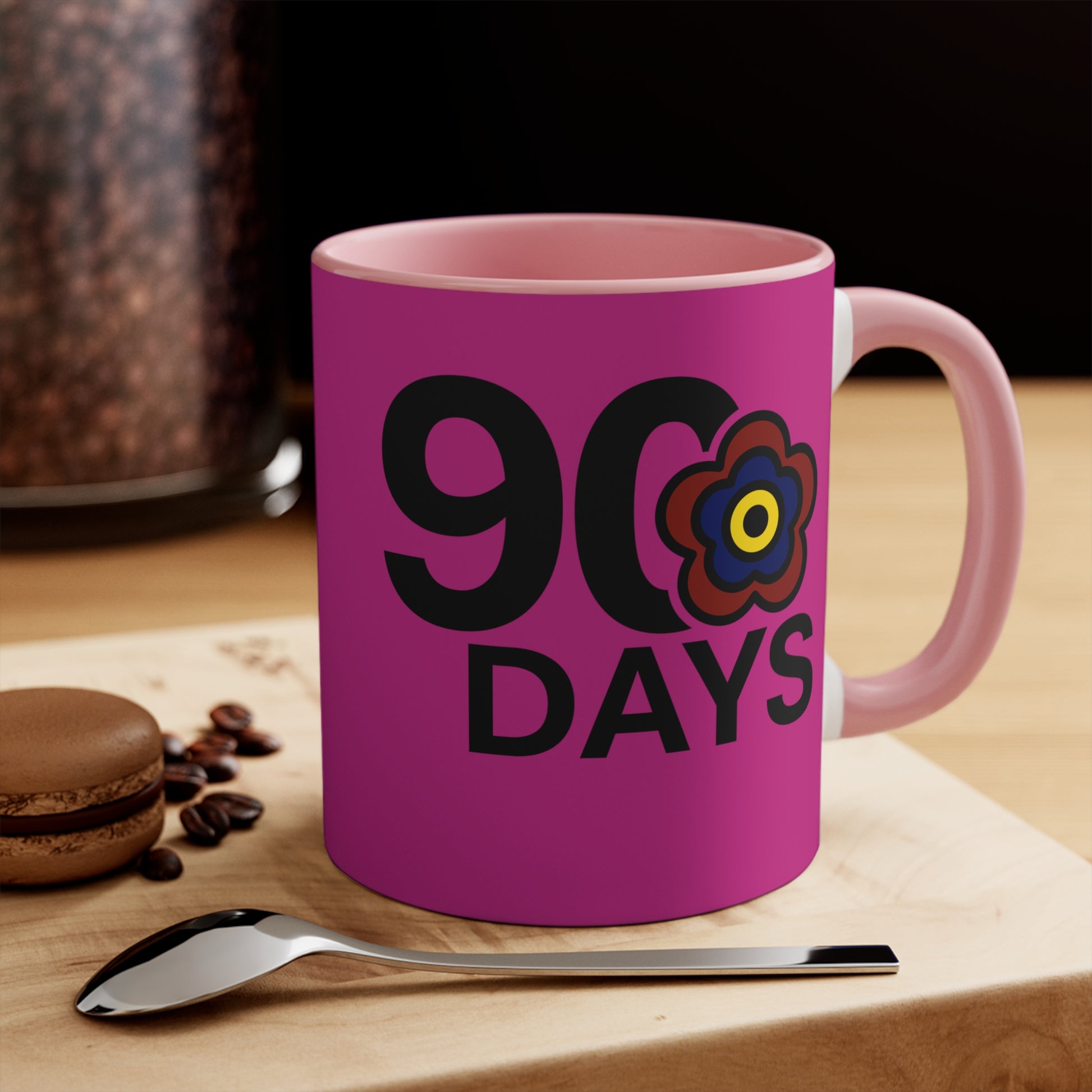 P🌺🌺P2Poppies 90 Days – Motivational Recovery Mug