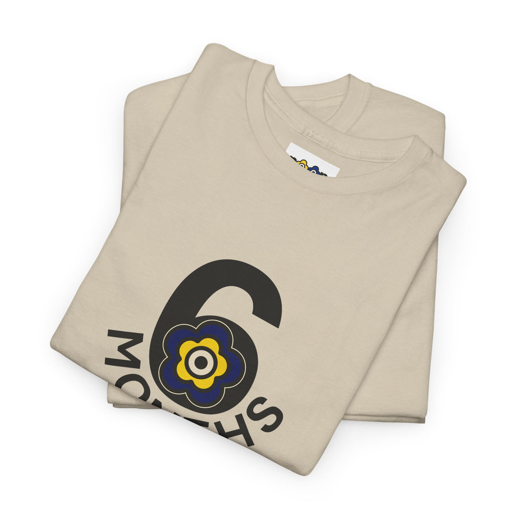 P🌺🌺P2Poppies 6 Months Sober – Motivational Recovery T-Shirt