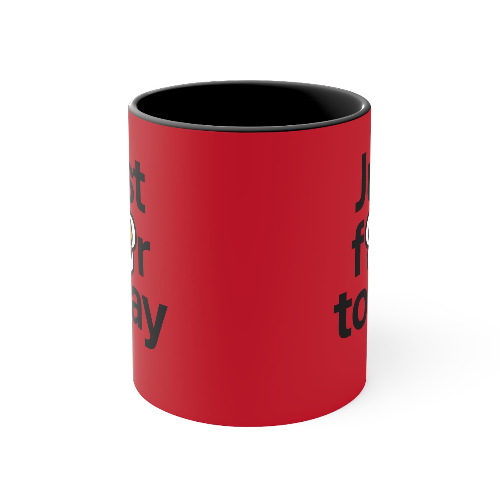 P🌺🌺P2Poppies Just for Today – Motivational Recovery Mug