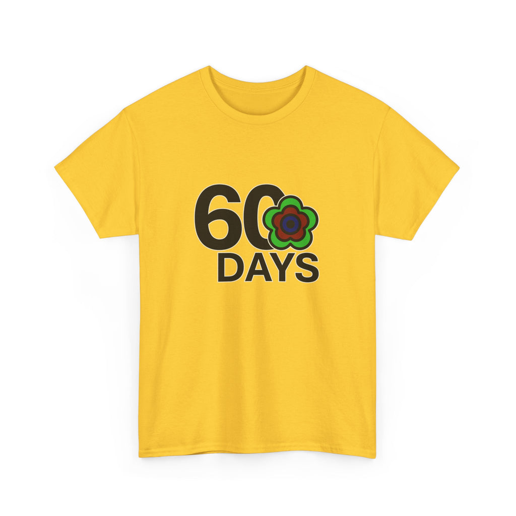 P🌺🌺P2Poppies 60 Days Sober – Motivational Recovery T-Shirt