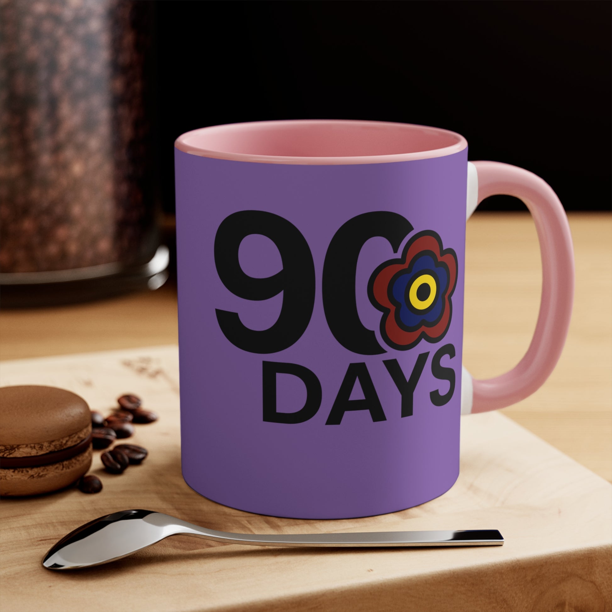 P🌺🌺P2Poppies 90 Days – Motivational Recovery Mug