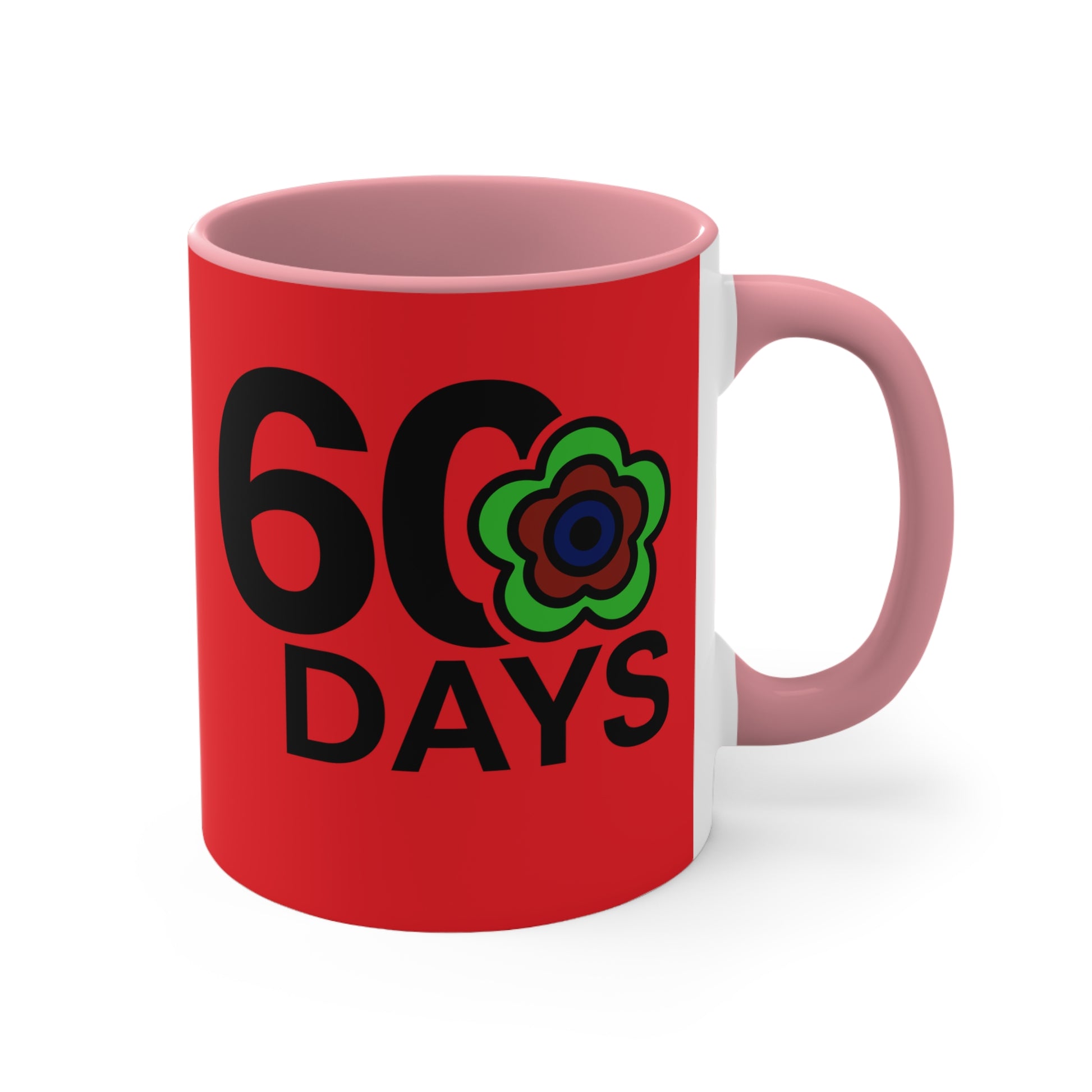 P🌺🌺P2Poppies 60 Days – Motivational Recovery Mug