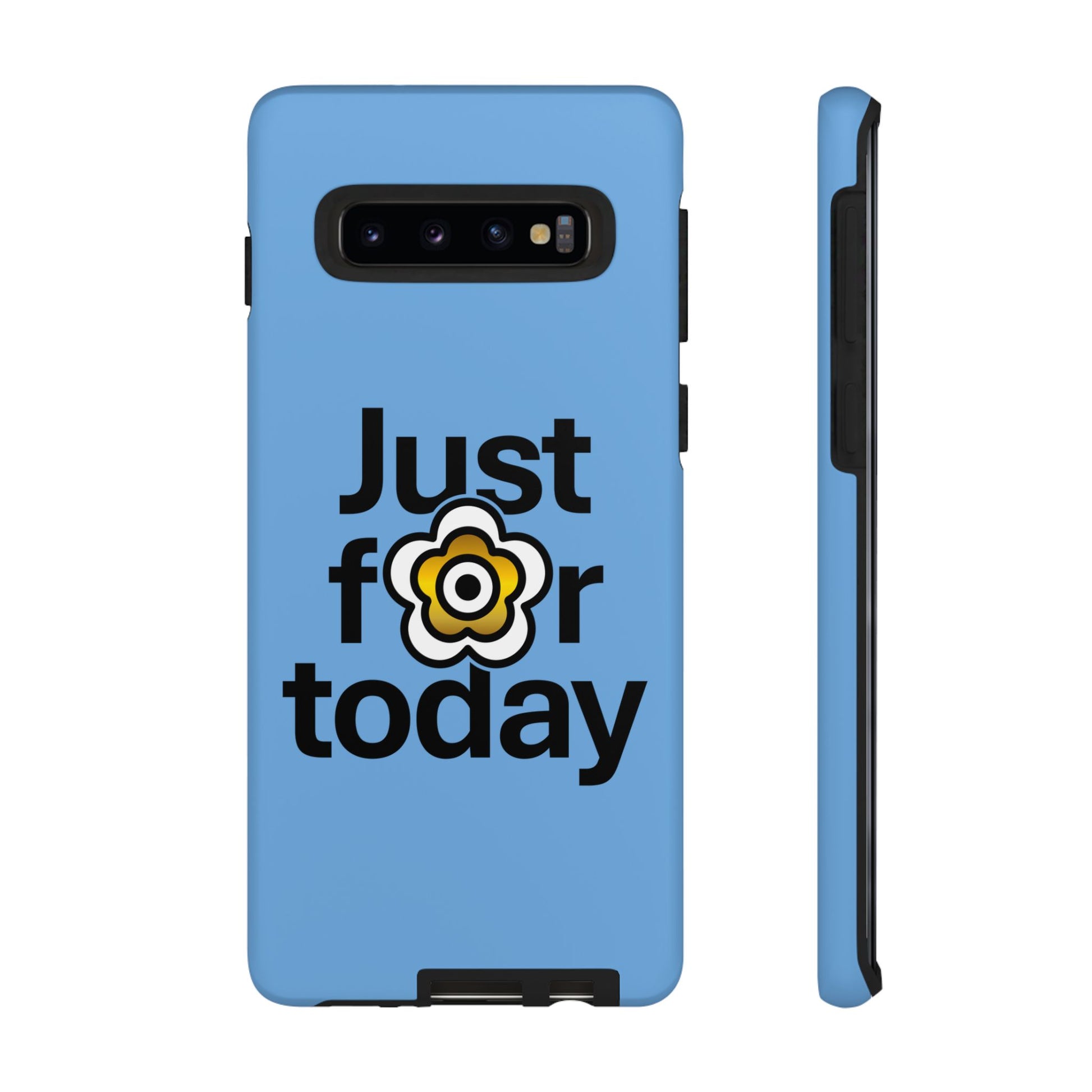 P🌺🌺P2Poppies Just for Today Samsung Phone Case – Inspirational Recovery Protection