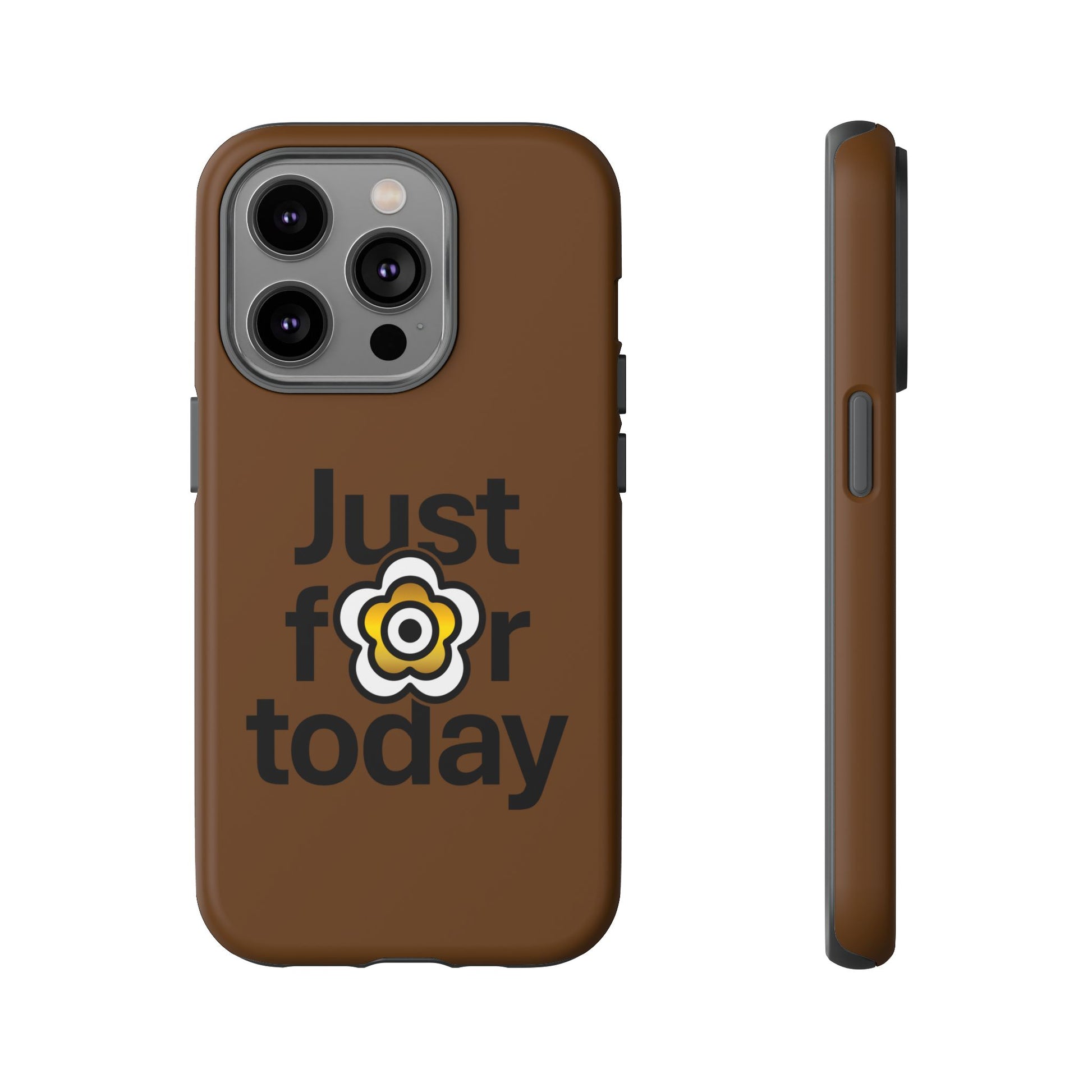 P🌺🌺P2Poppies Just for Today i-Phone Case – Inspirational Recovery Protection