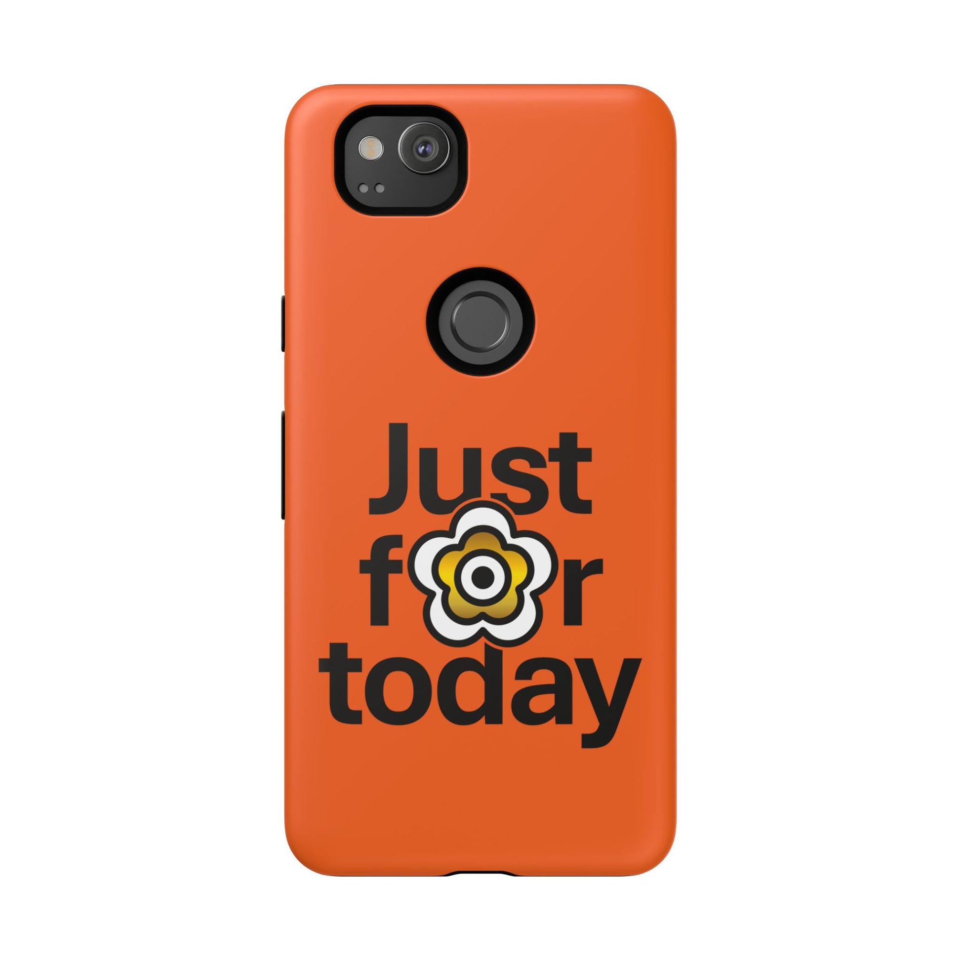 P🌺🌺P2Poppies Just for Today Google Phone Case – Inspirational Recovery Protection