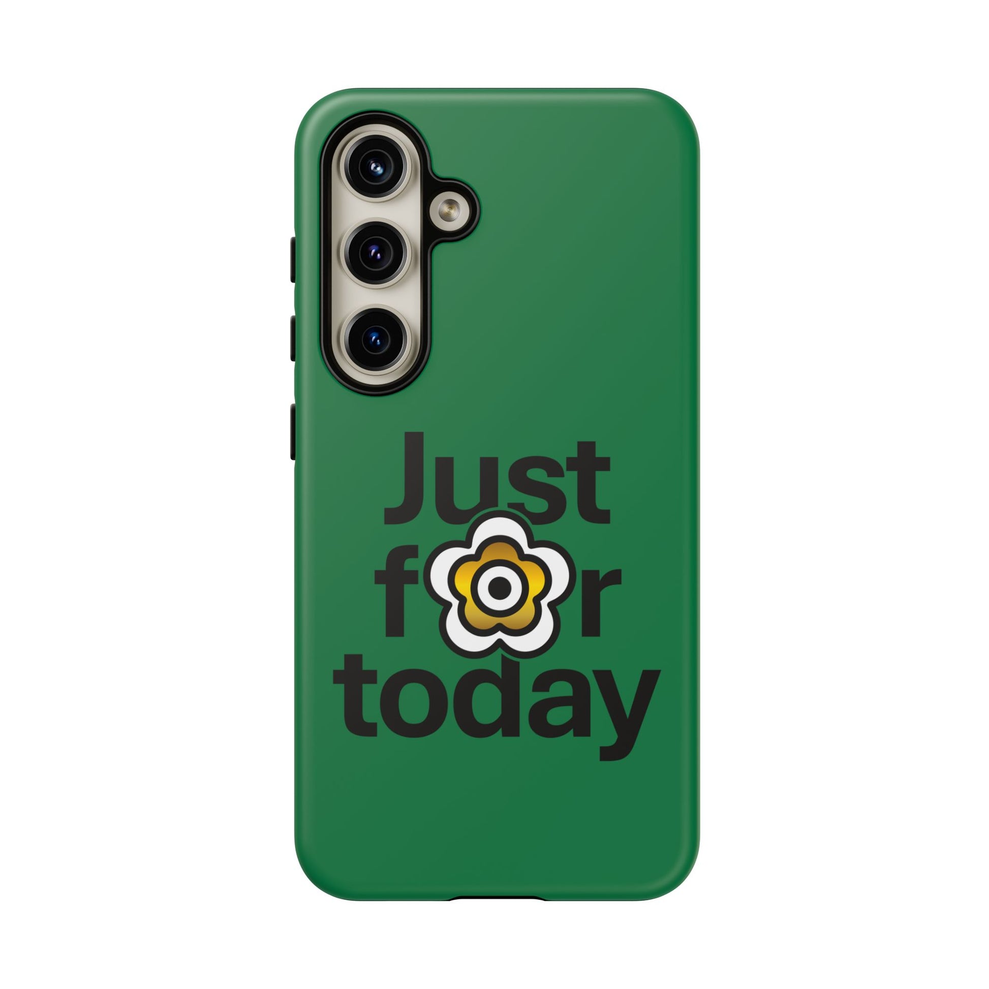 P🌺🌺P2Poppies Just for Today Samsung Phone Case – Inspirational Recovery Protection