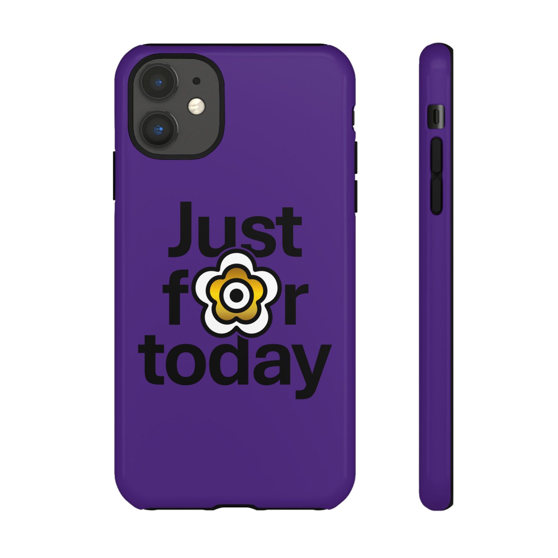 P🌺🌺P2Poppies Just for Today i-Phone Case – Inspirational Recovery Protection