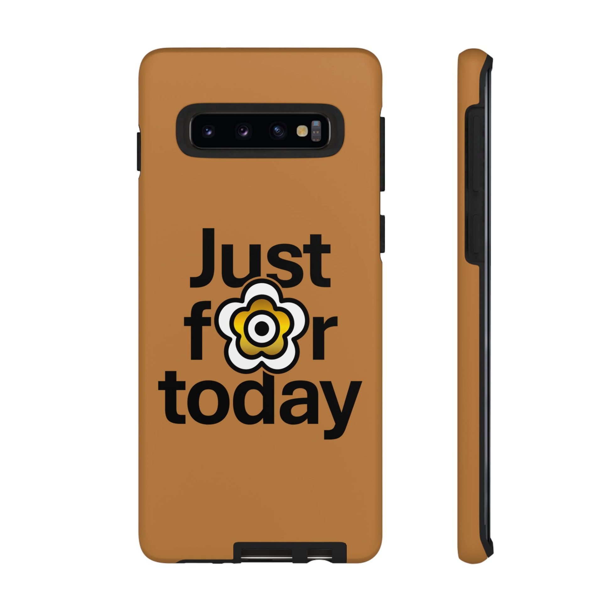 P🌺🌺P2Poppies Just for Today Samsung Phone Case – Inspirational Recovery Protection