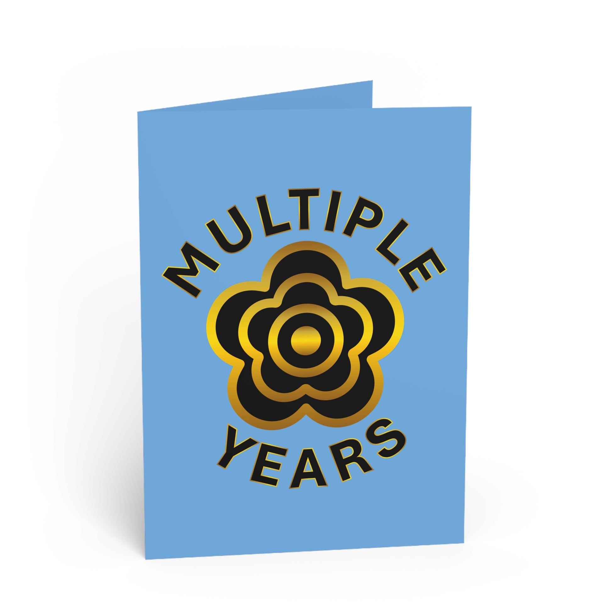 P🌺🌺P2Poppies Multiple Years Milestone Greeting Card