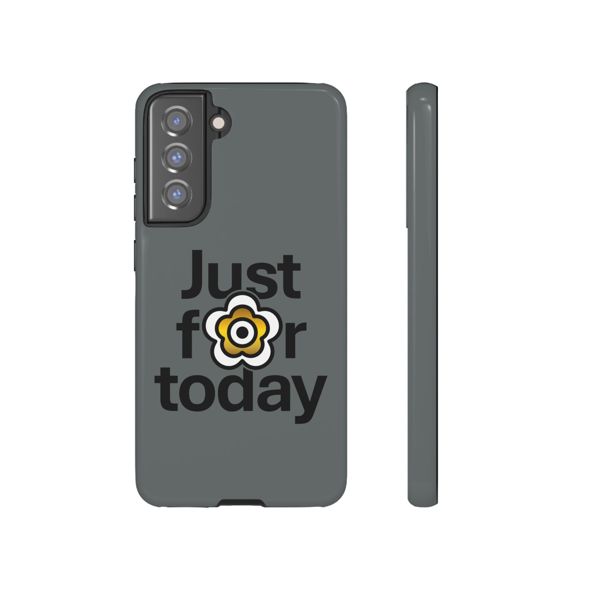 P🌺🌺P2Poppies Just for Today Samsung Phone Case – Inspirational Recovery Protection