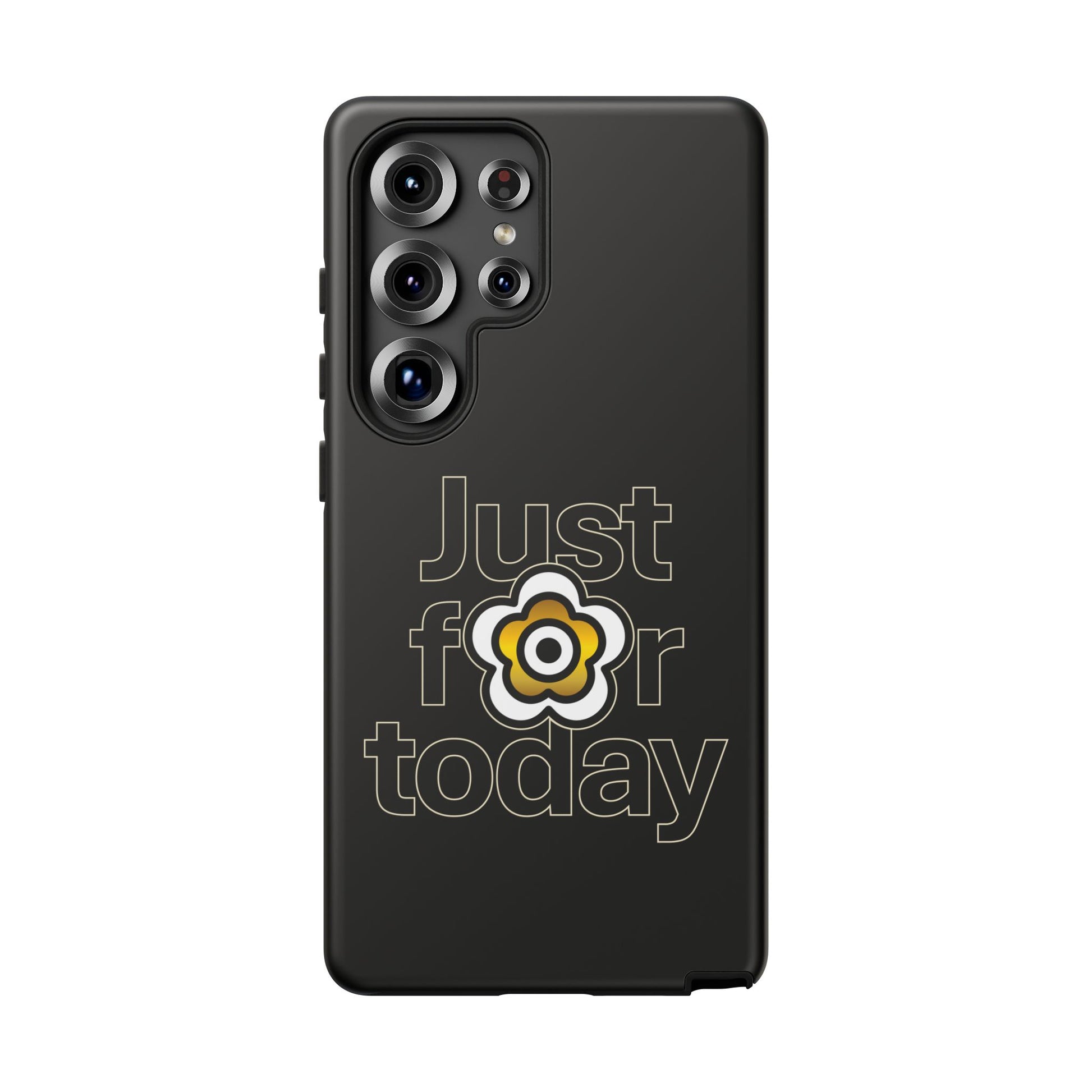 P🌺🌺P2Poppies Just for Today Samsung Phone Case – Inspirational Recovery Protection