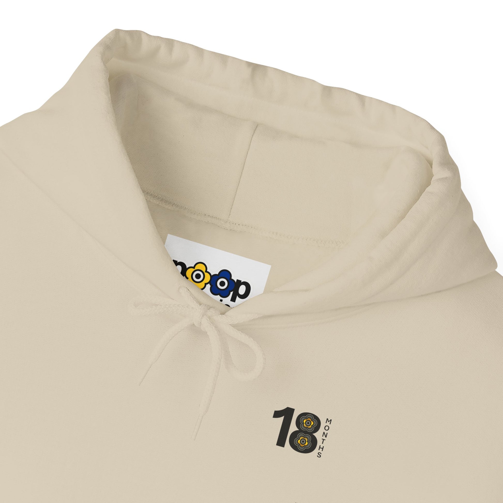 P🌺🌺P2Poppies 18 Months Sober Hoodie – Recovery Milestone Sweatshirt