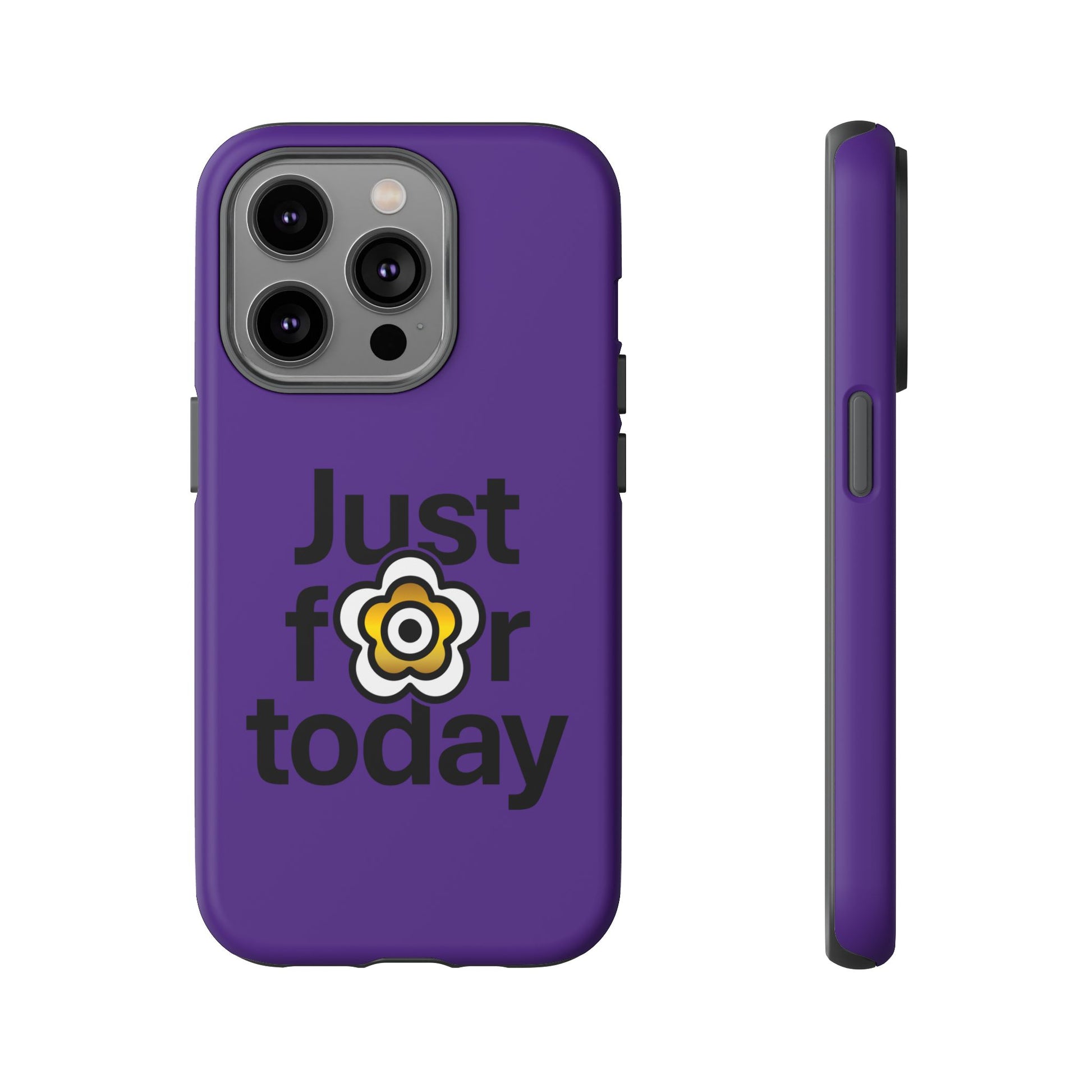 P🌺🌺P2Poppies Just for Today i-Phone Case – Inspirational Recovery Protection