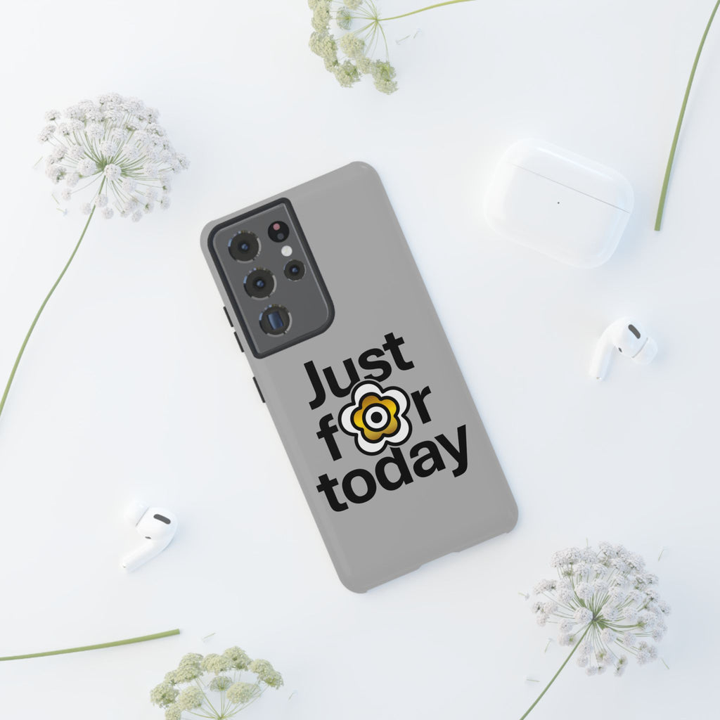 P🌺🌺P2Poppies Just for Today Samsung Phone Case – Inspirational Recovery Protection