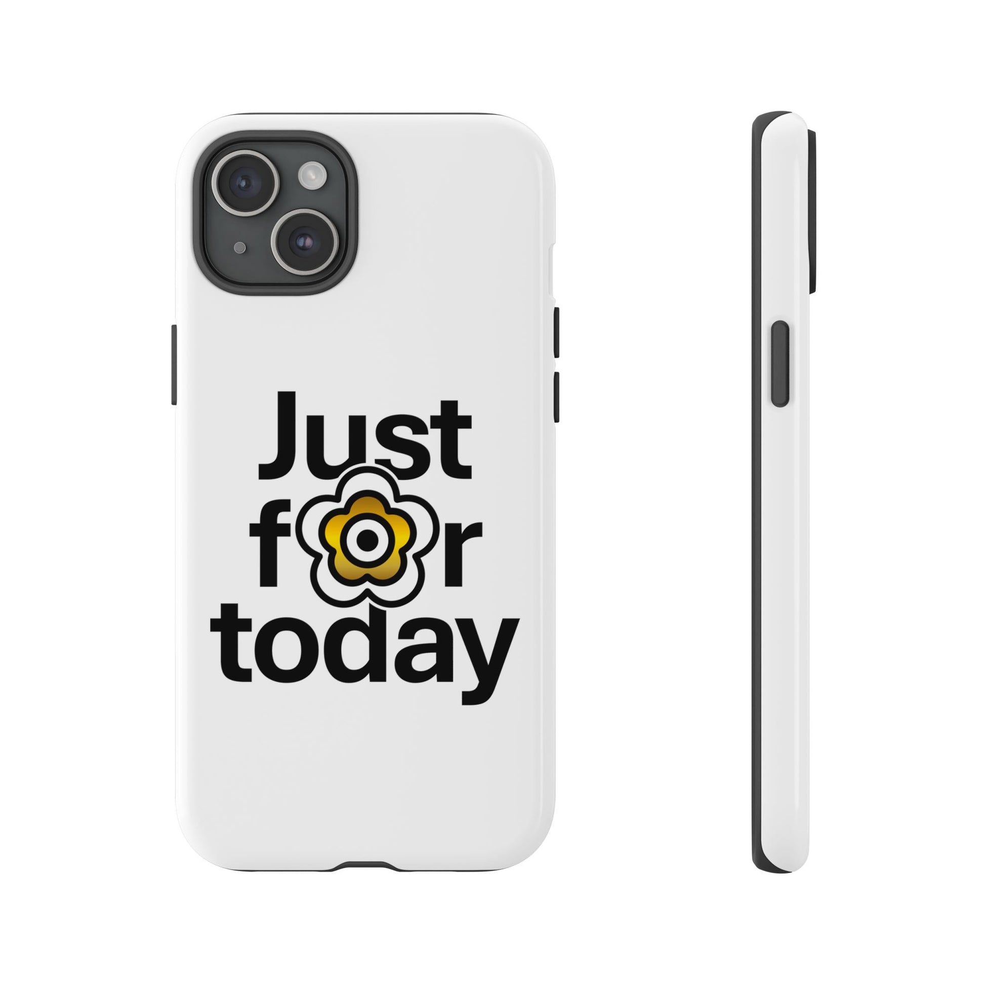 P🌺🌺P2Poppies Just for Today i-Phone Case – Inspirational Recovery Protection