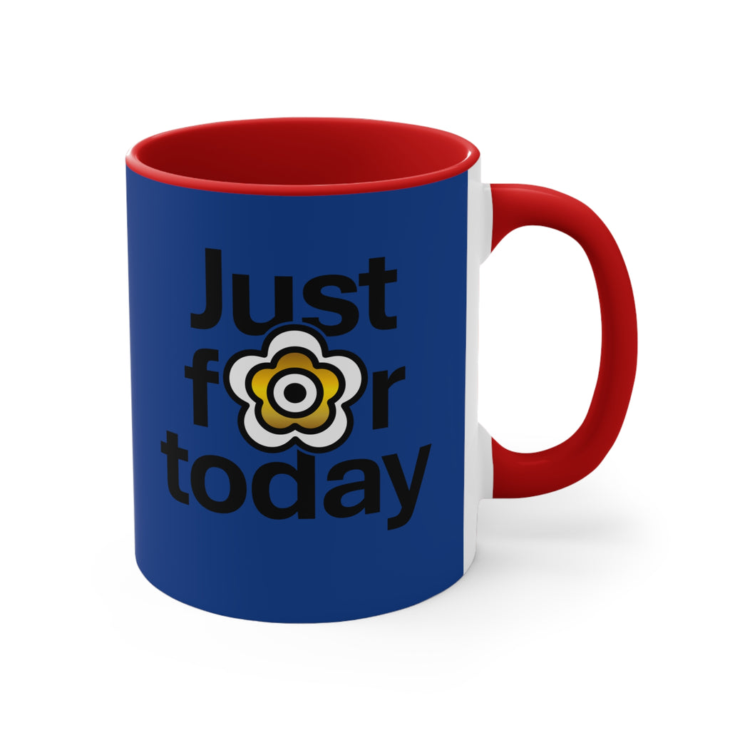 P🌺🌺P2Poppies Just for Today – Motivational Recovery Mug