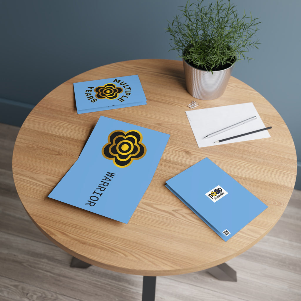 P🌺🌺P2Poppies Multiple Years Milestone Greeting Card