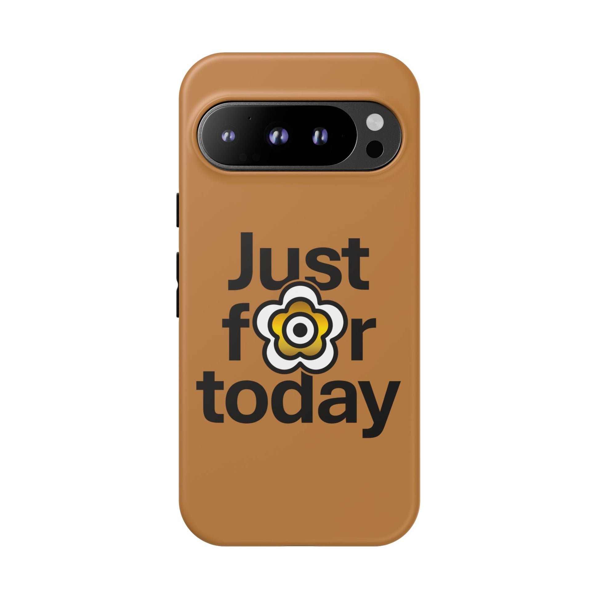 P🌺🌺P2Poppies Just for Today Google Phone Case – Inspirational Recovery Protection