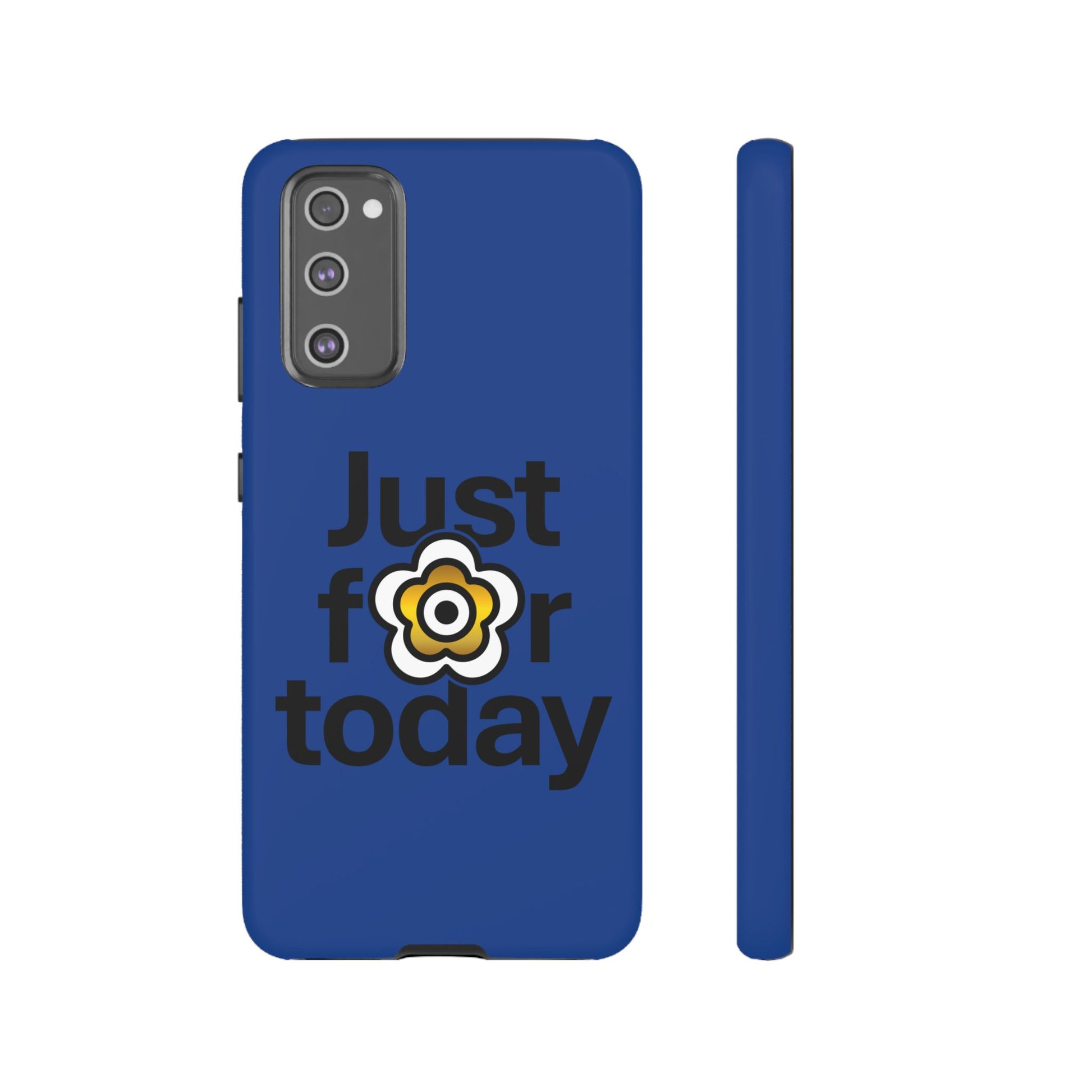 P🌺🌺P2Poppies Just for Today Samsung Phone Case – Inspirational Recovery Protection