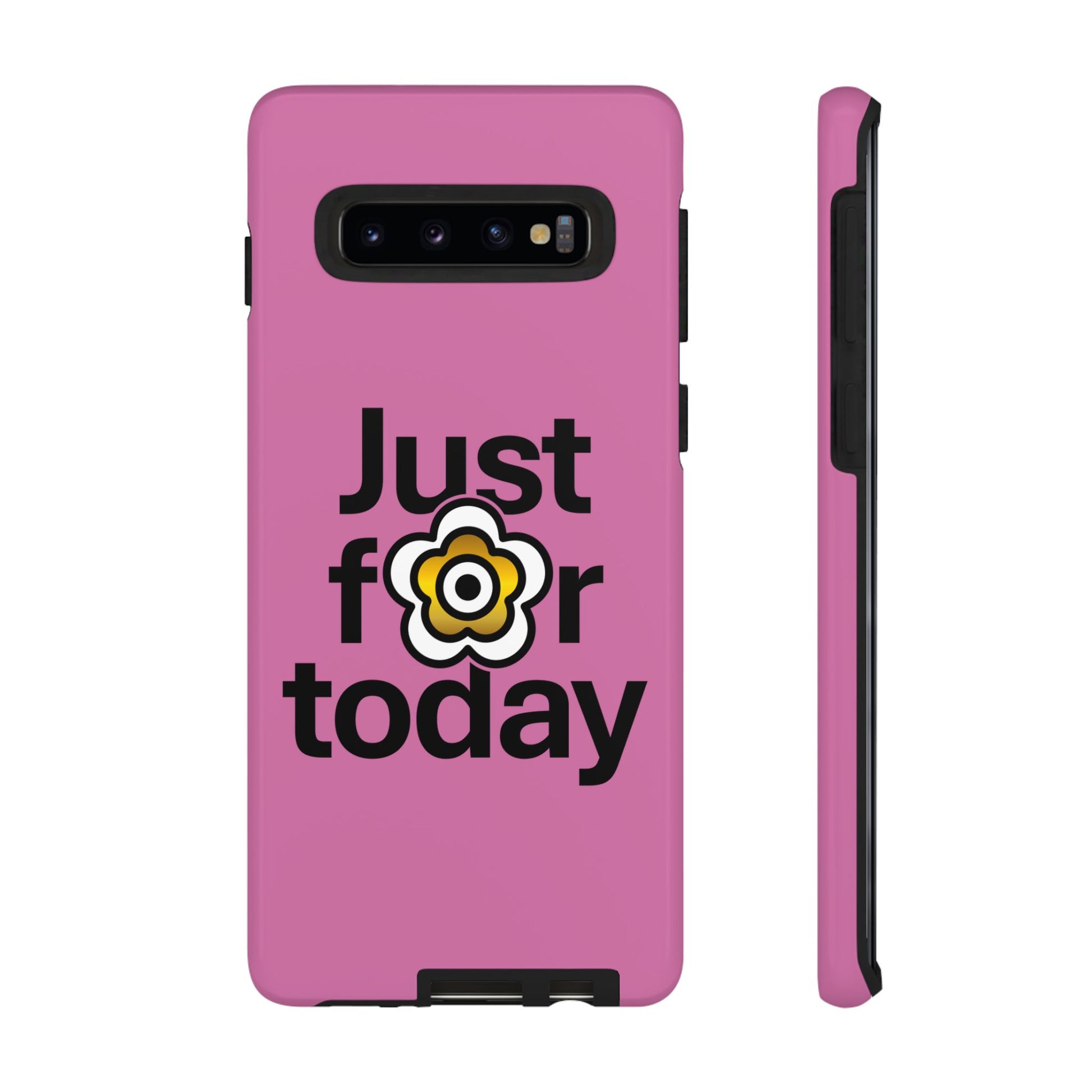 P🌺🌺P2Poppies Just for Today Samsung Phone Case – Inspirational Recovery Protection