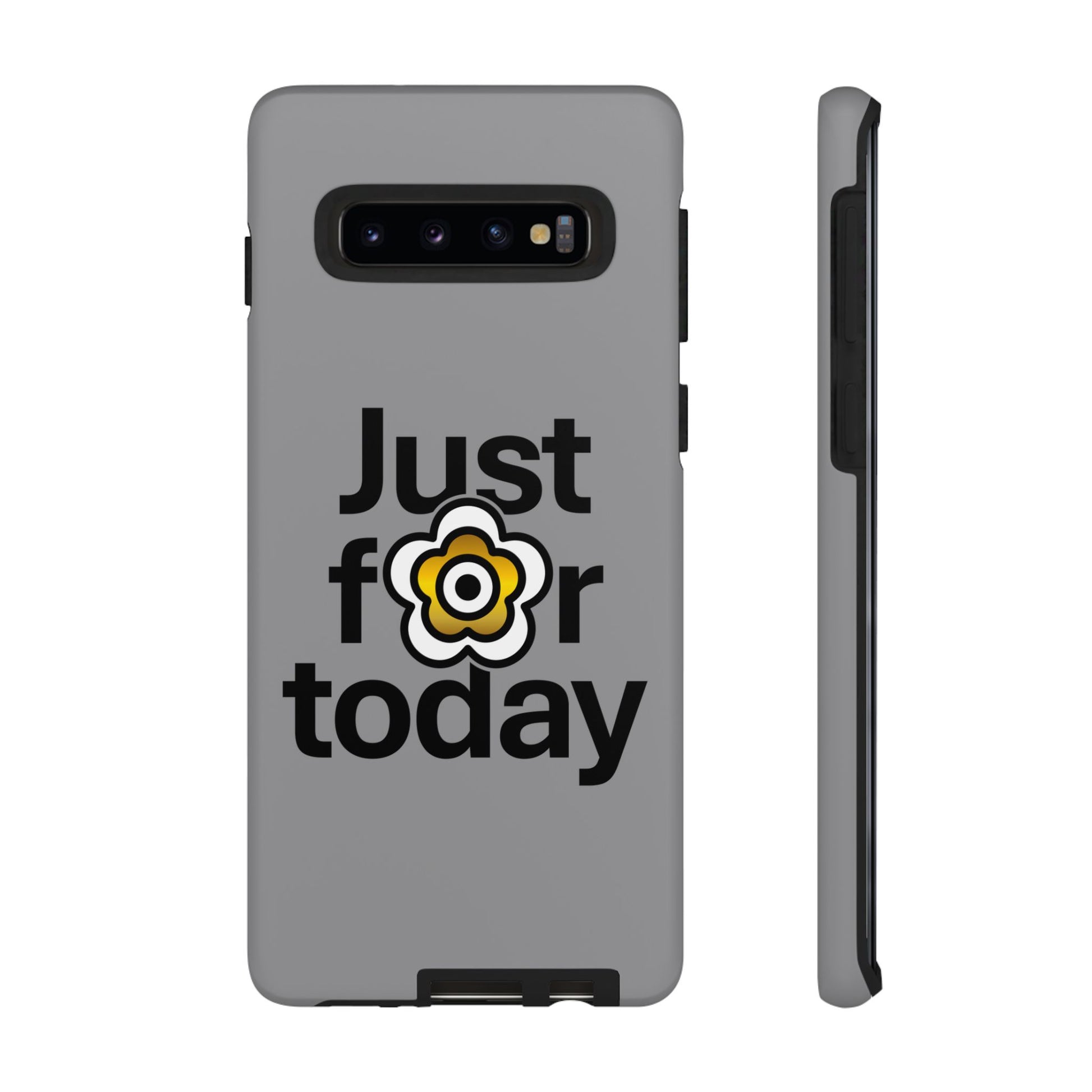 P🌺🌺P2Poppies Just for Today Samsung Phone Case – Inspirational Recovery Protection