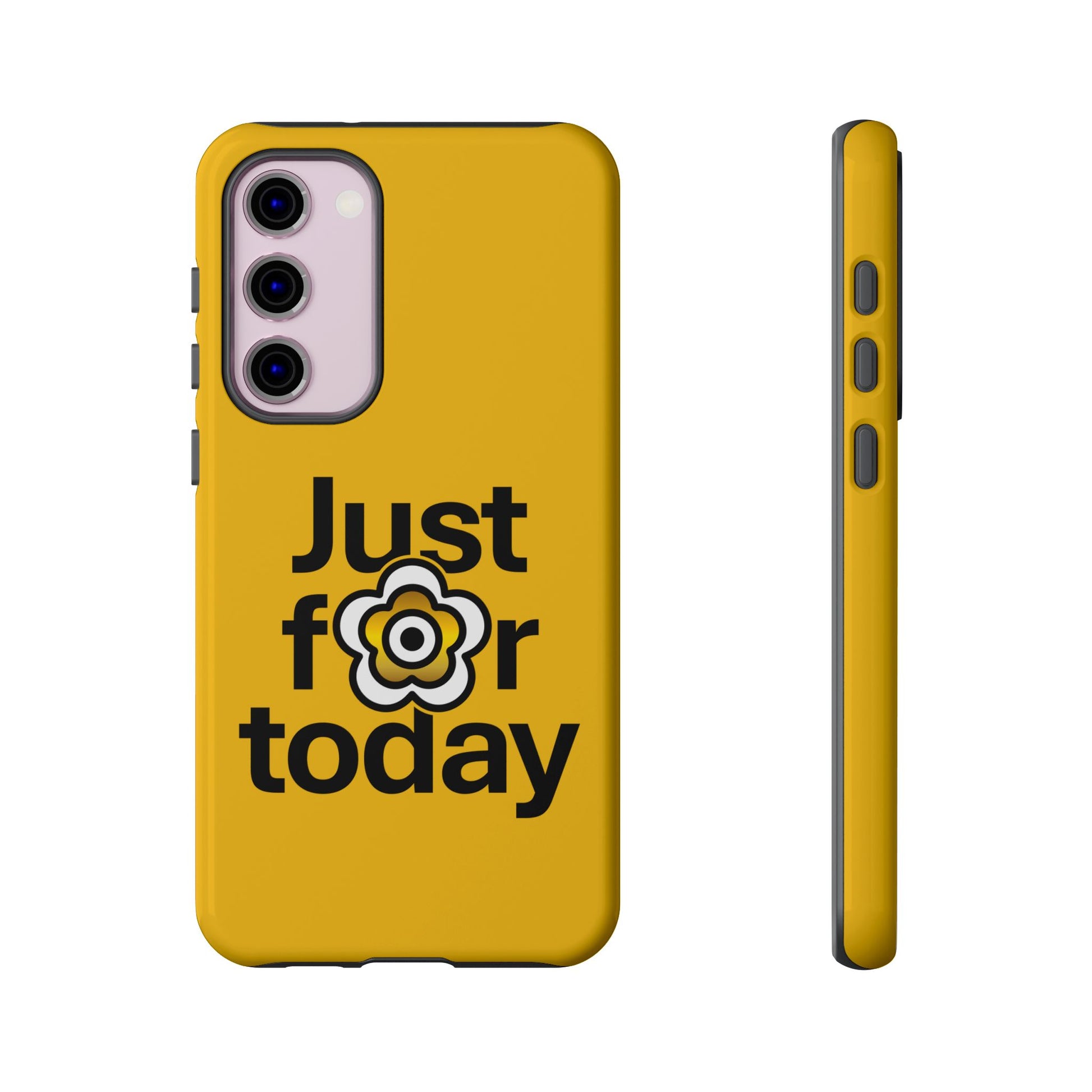 P🌺🌺P2Poppies Just for Today Samsung Phone Case – Inspirational Recovery Protection